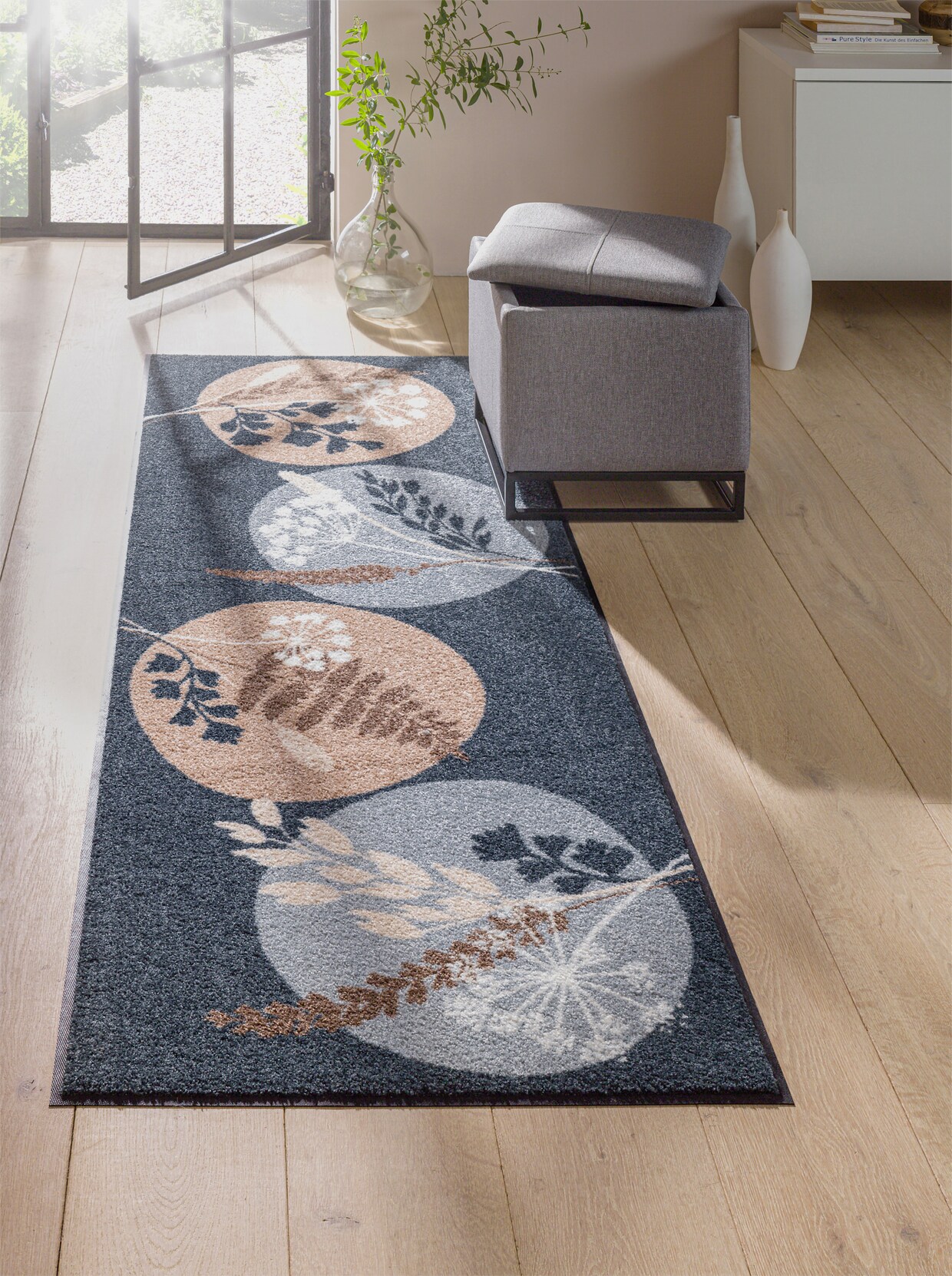 heine home Fußmatte - grau-braun