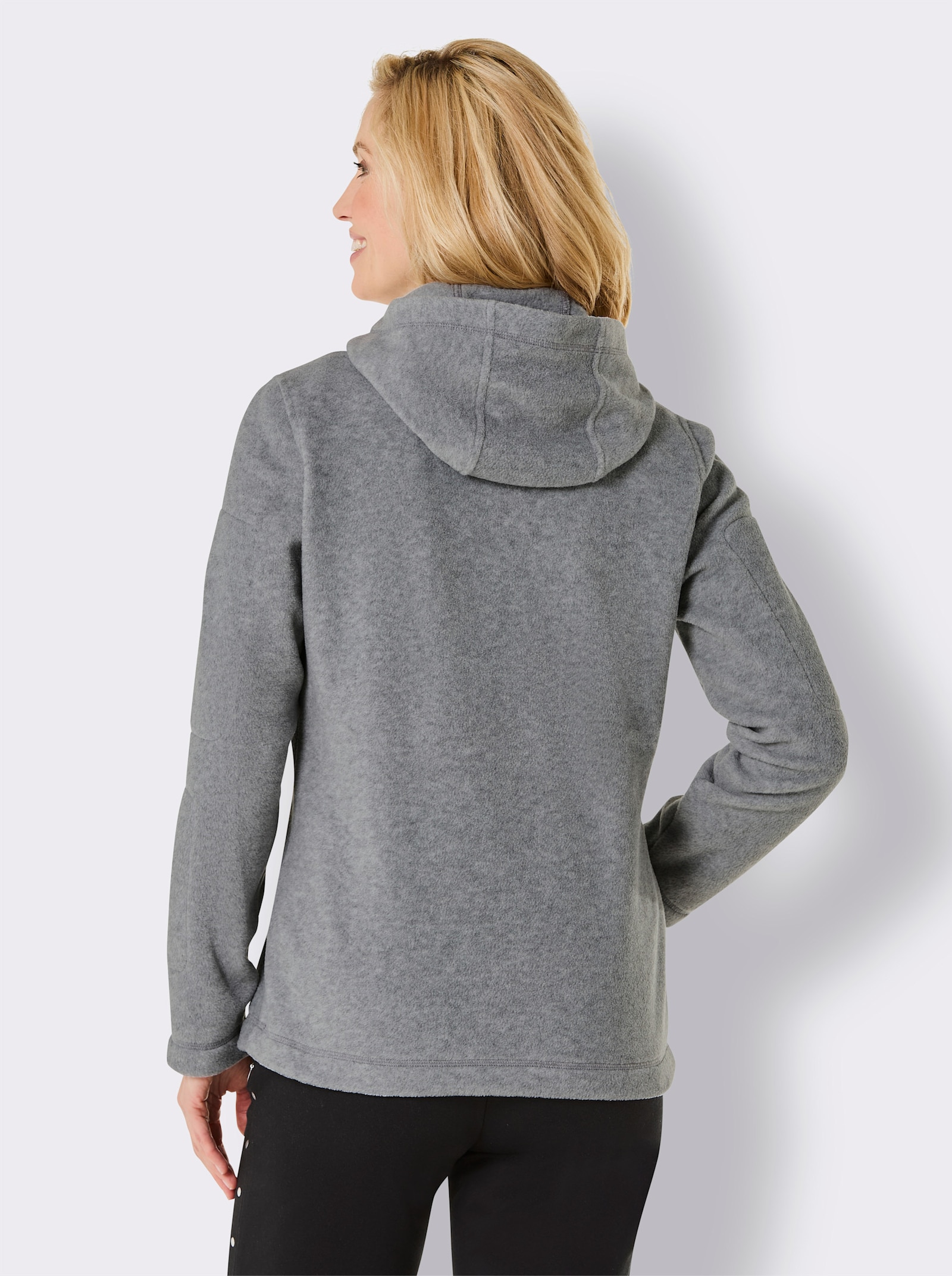 Catamaran Sports Fleecejacke mit 5 Taschen - grau-meliert