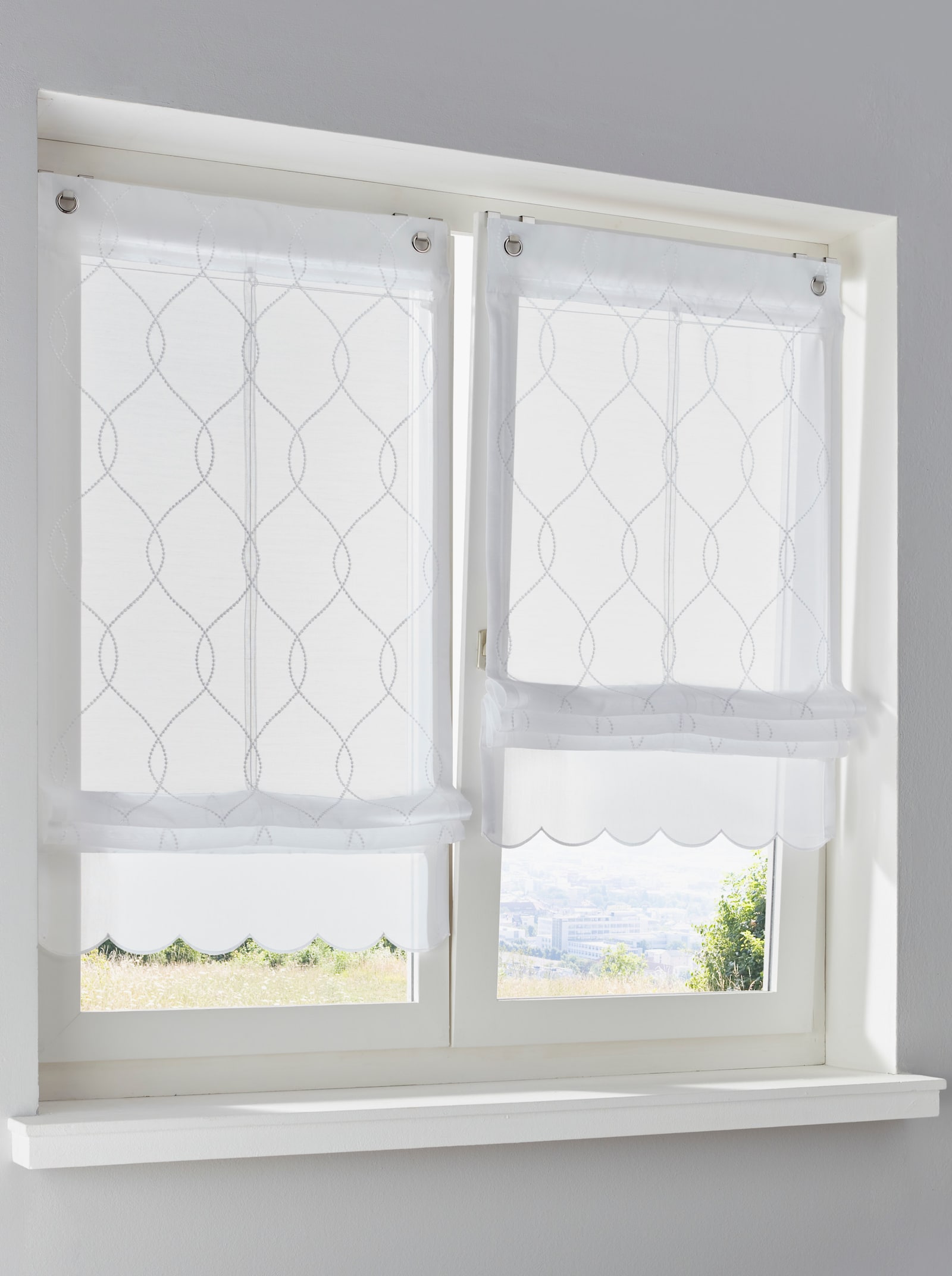 heine home Raffrollo - weiß