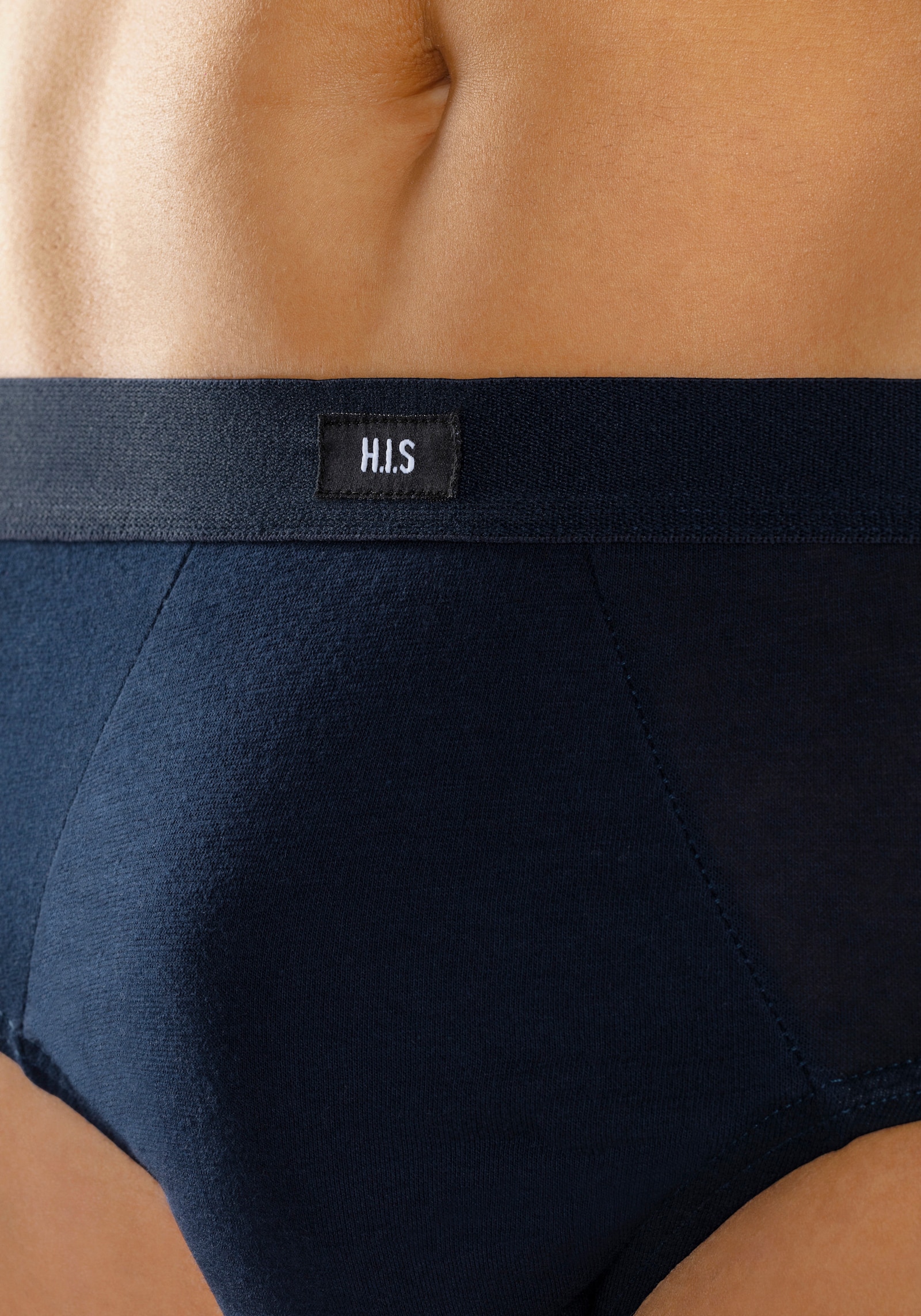 H.I.S Slip - marine, grau-meliert, schwarz