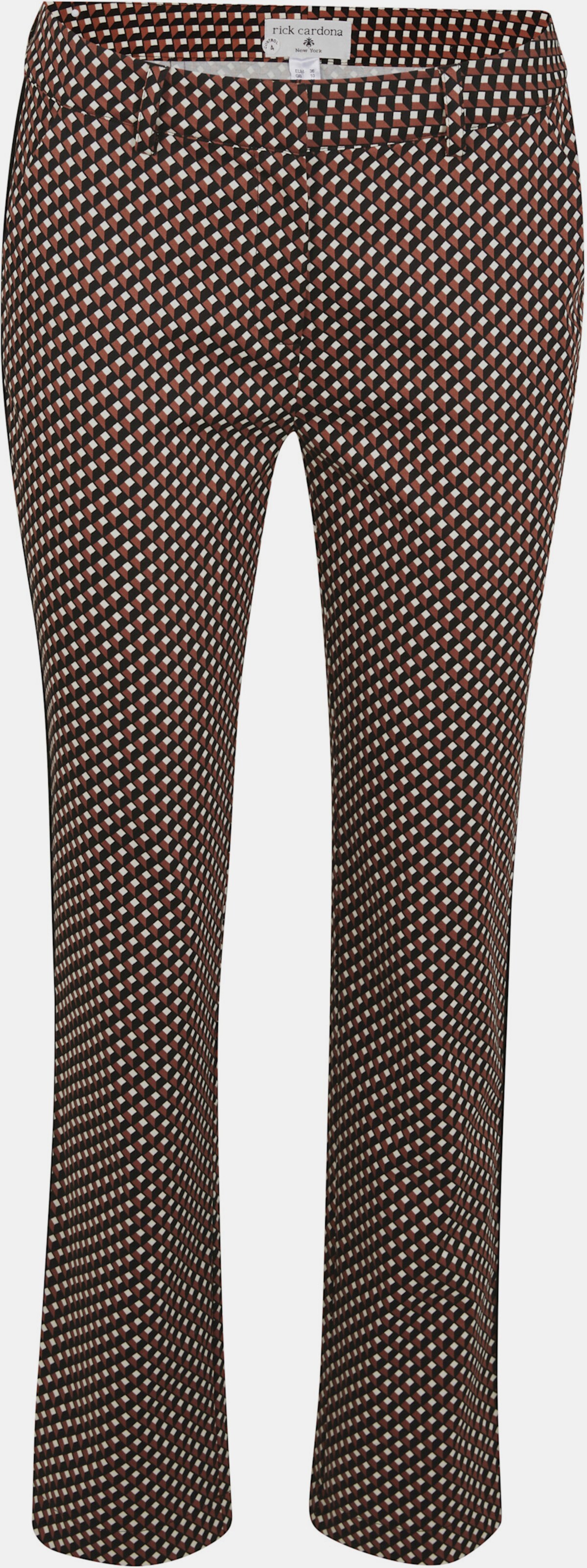 heine Broek met print - bont
