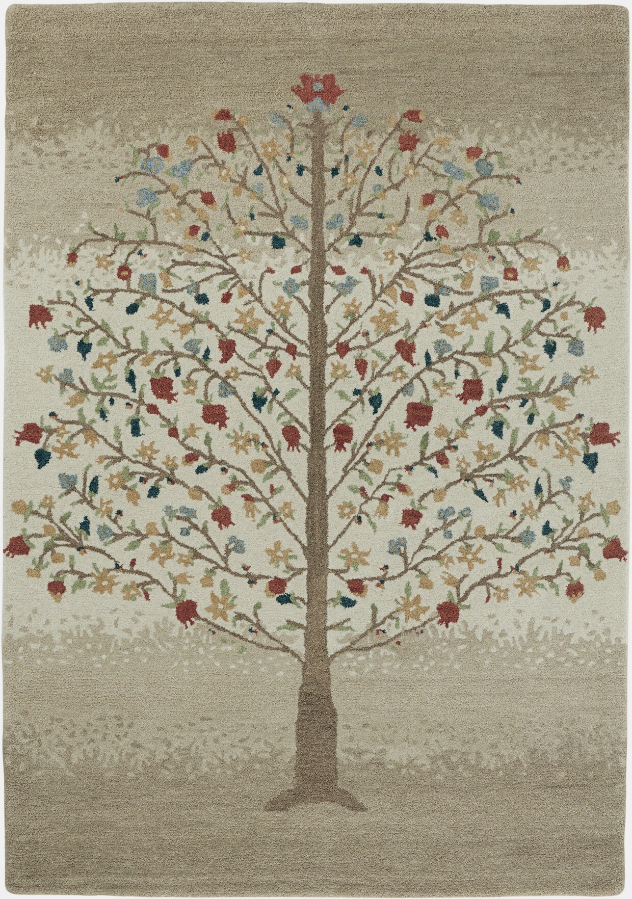 heine home Hochflorteppich - beige