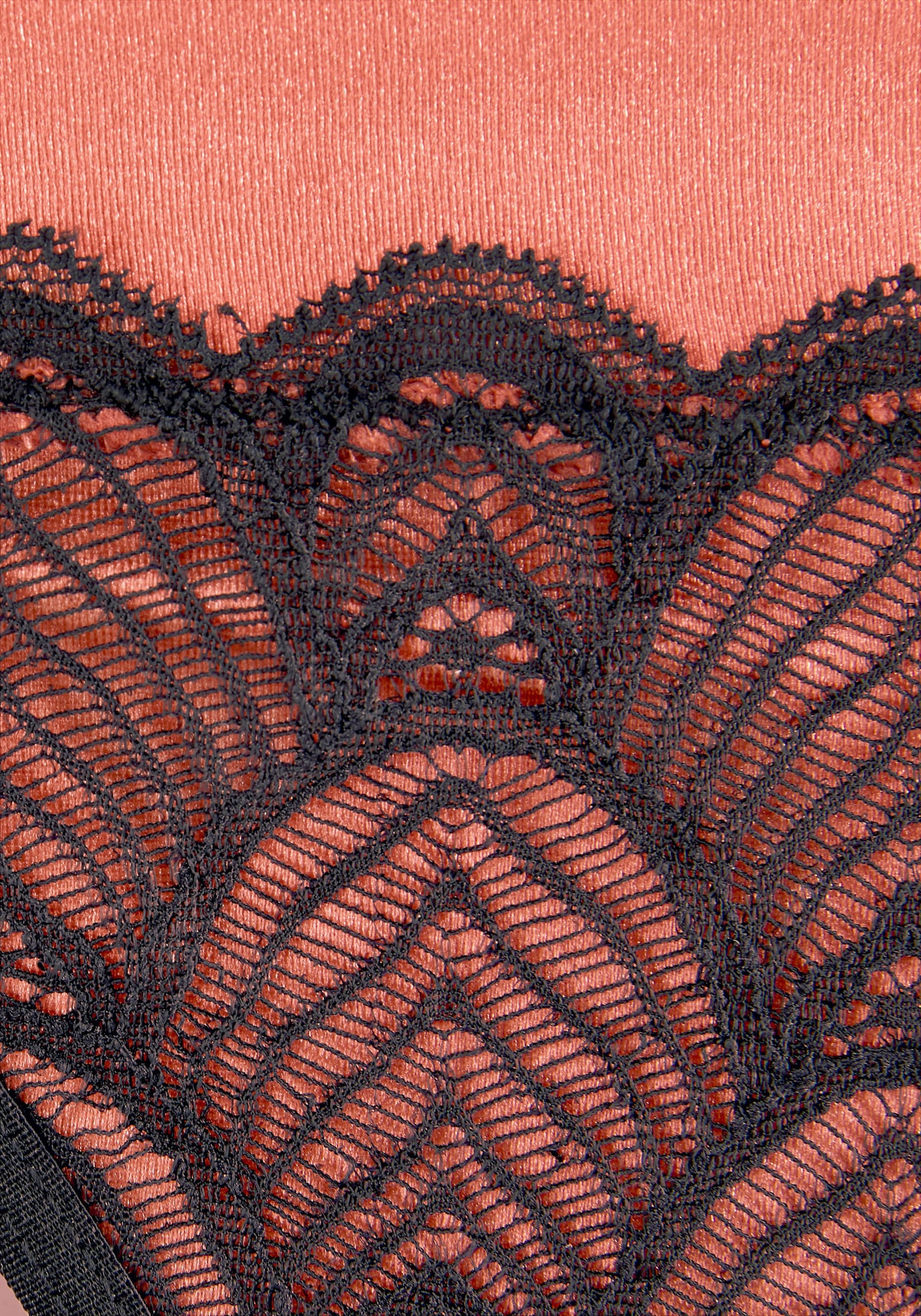 LASCANA String - noir-couleur cuivre