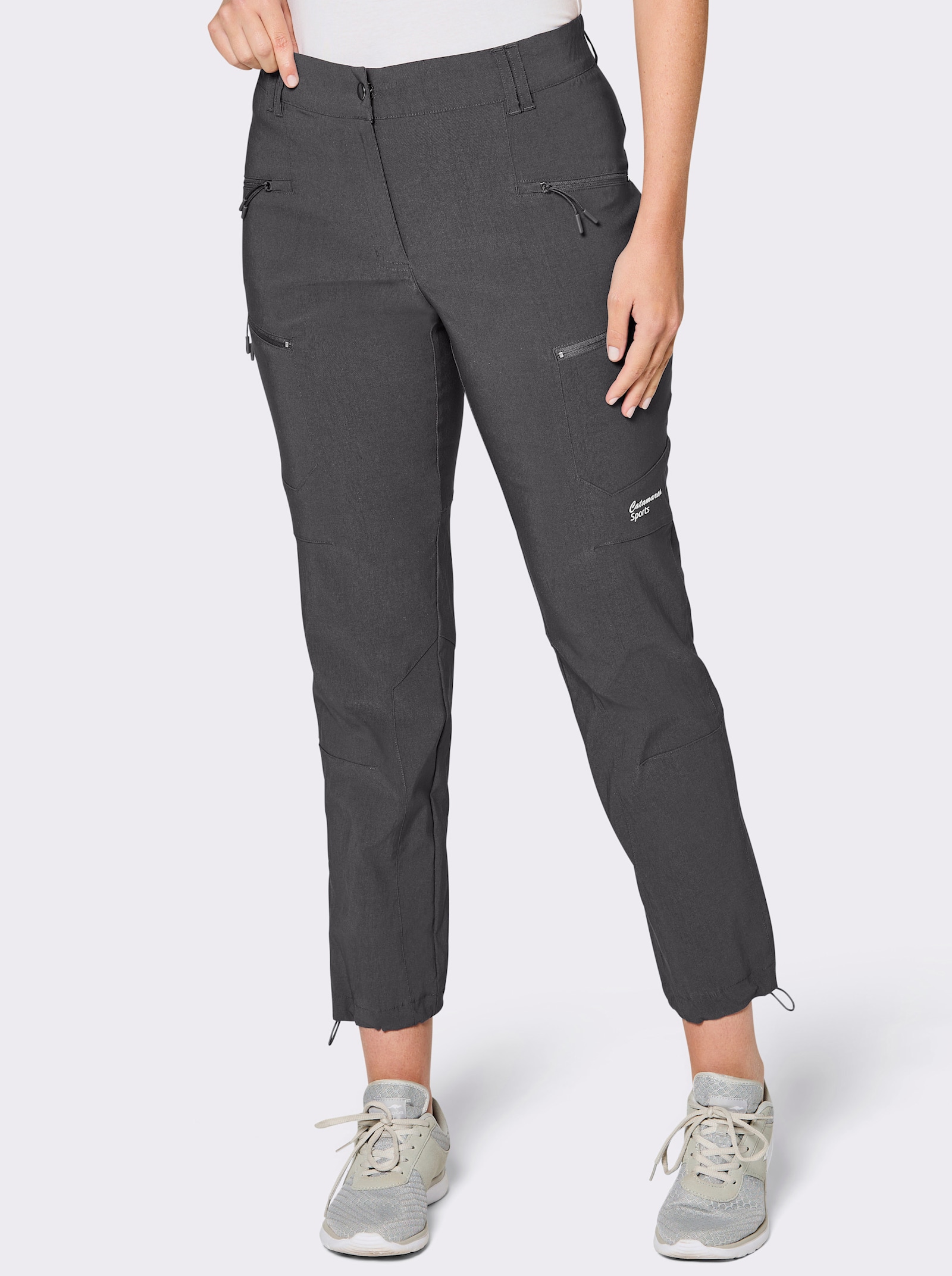 Catamaran Sports Trekkinghose mit weitenregulierbarem Saum - anthrazit
