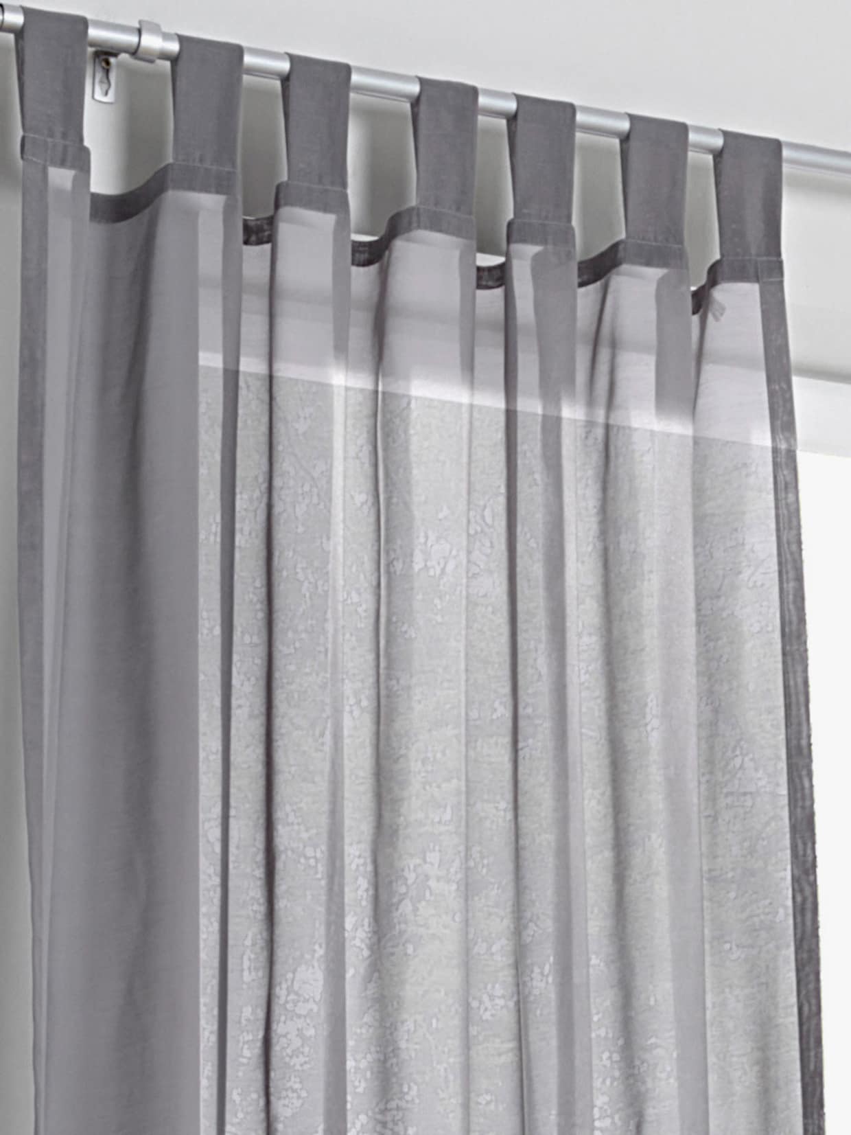 heine home Decoratieve vitrage - grijs