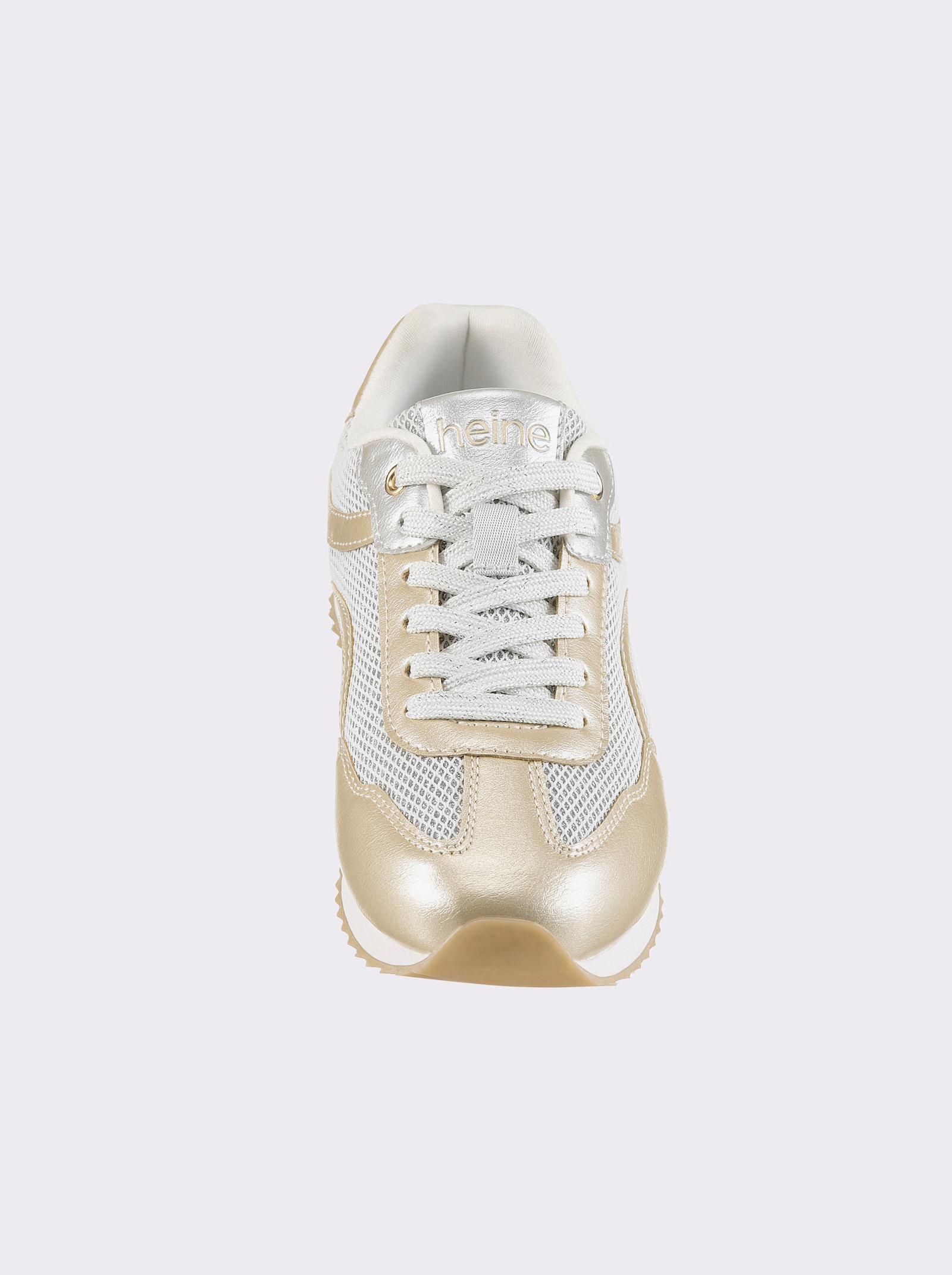 heine Sneaker - weiß-goldfarben