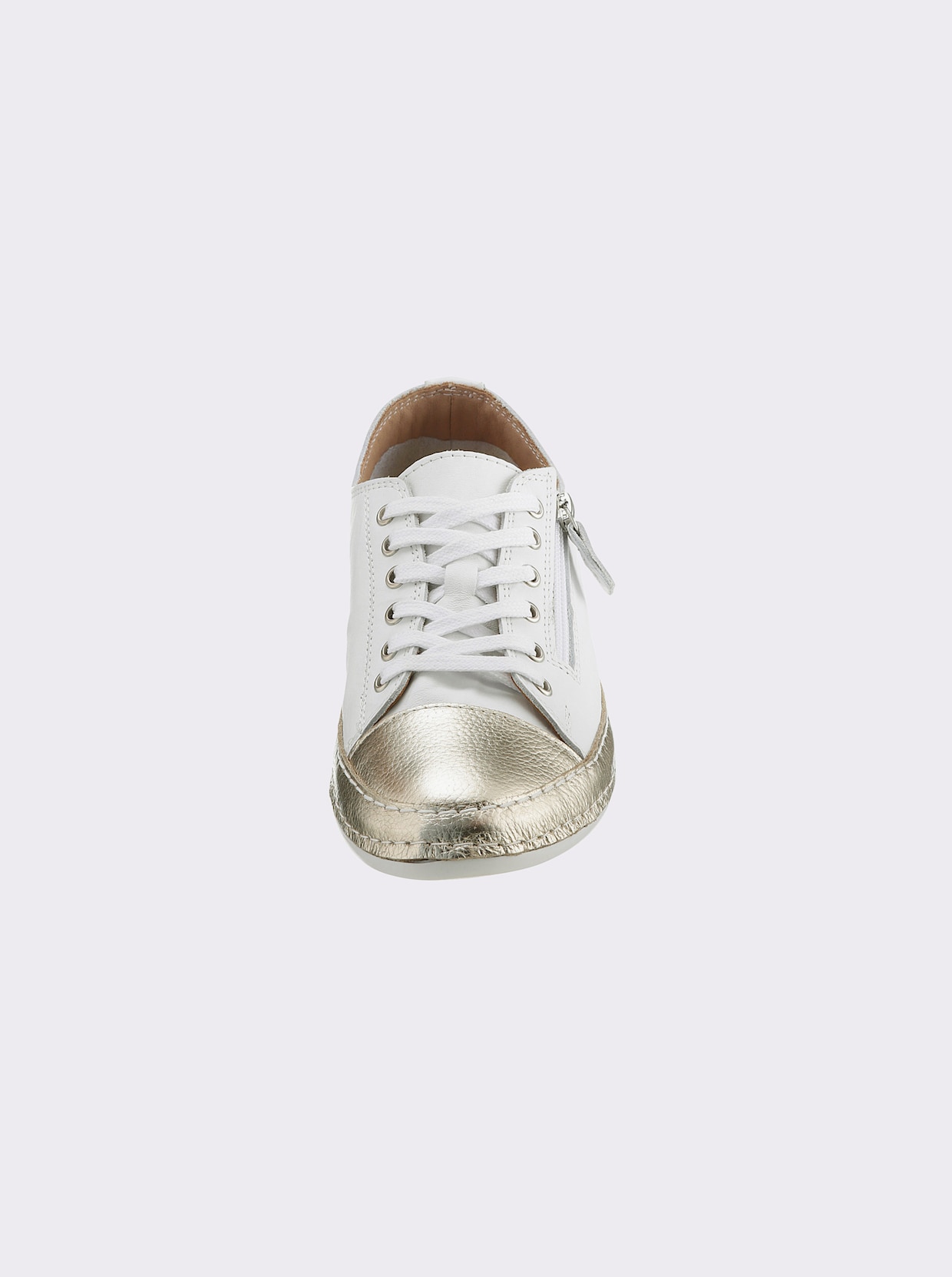 Andrea Conti Sneaker - weiß-goldfarben