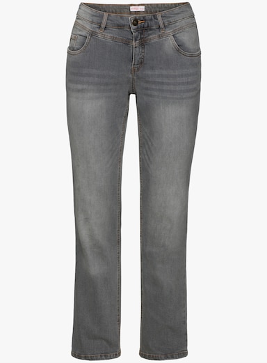 sheego Gerade Jeans - grey denim