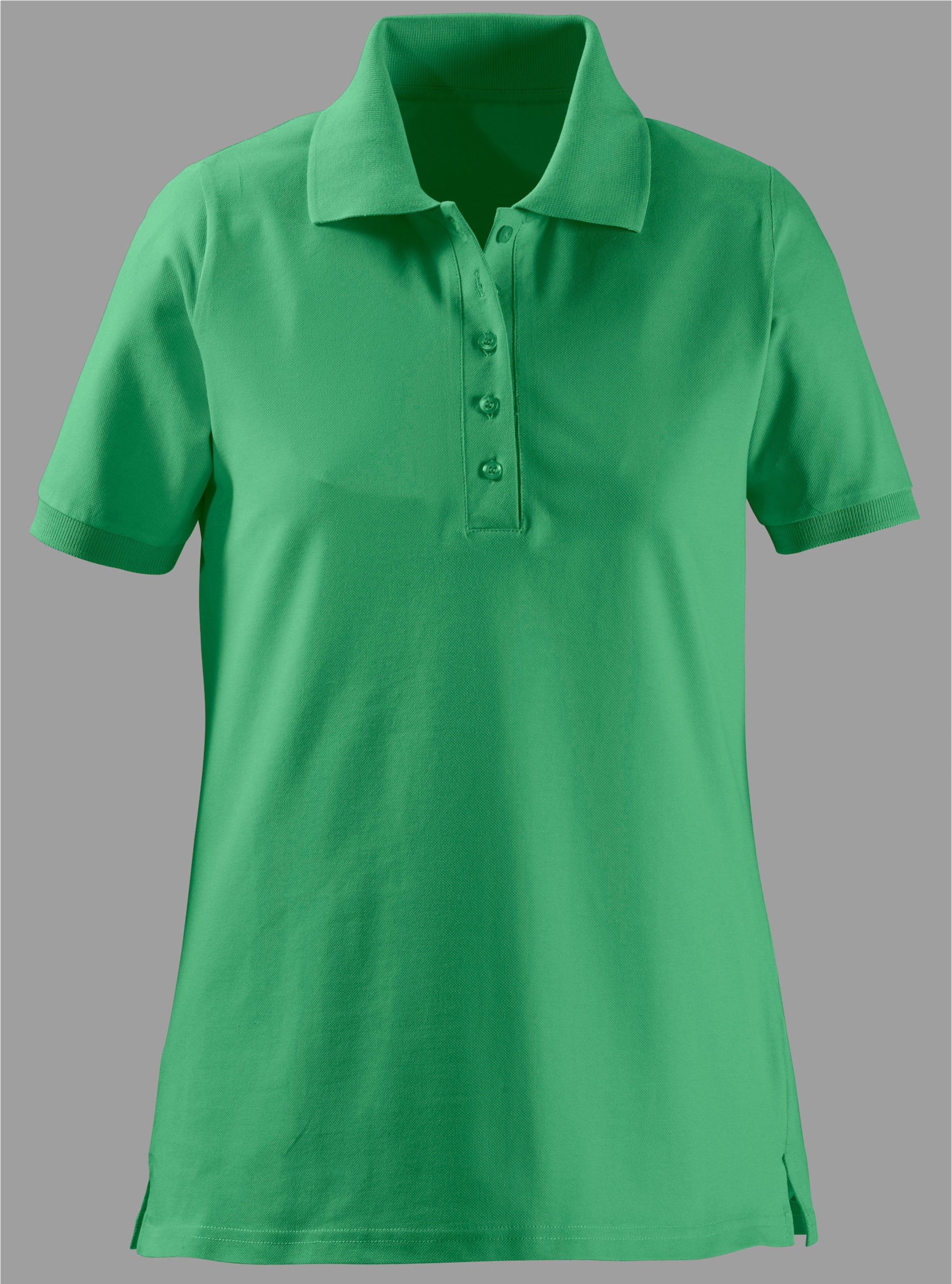 Sheego Damen Grün Poloshirt - Bild 3