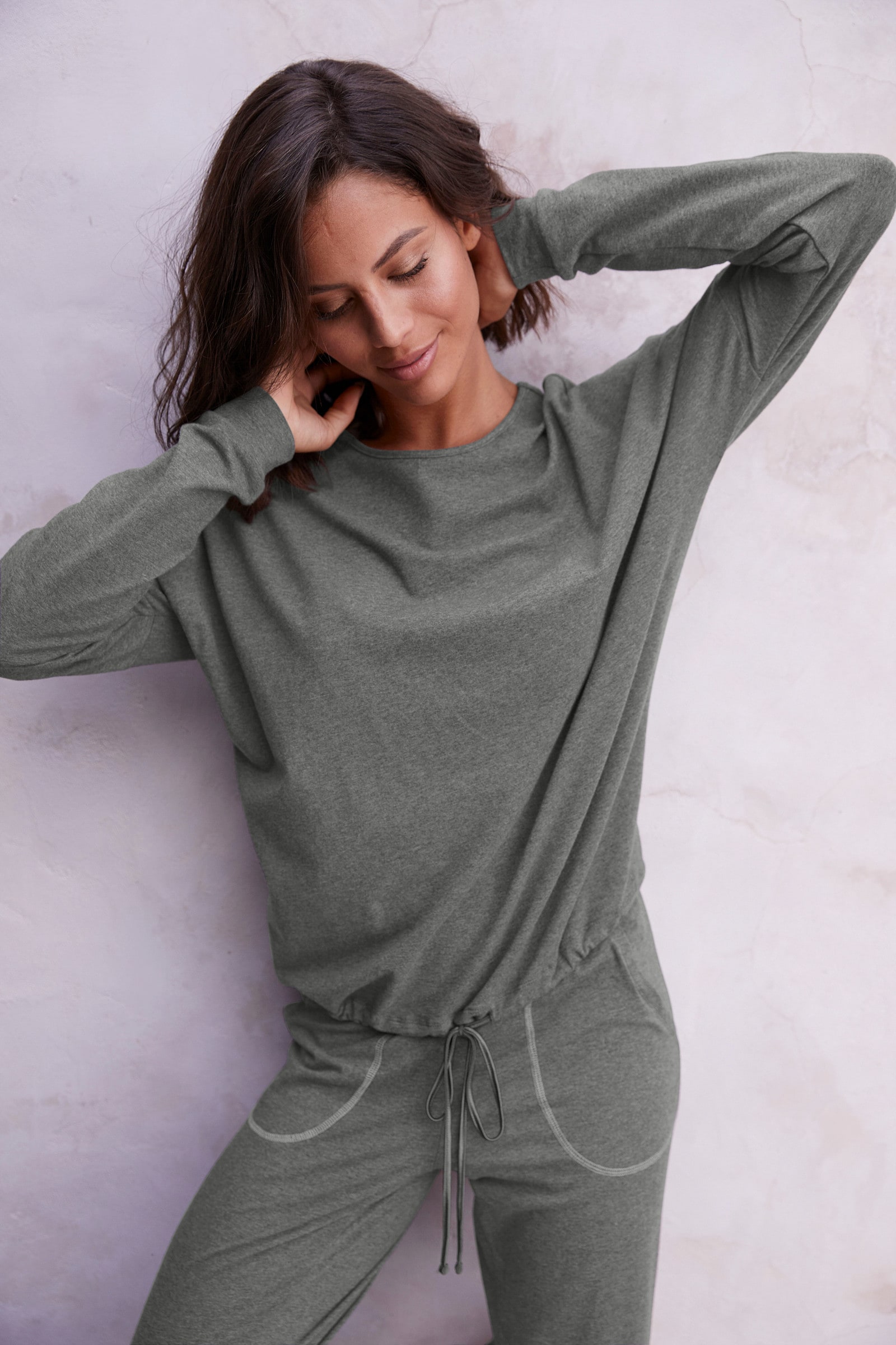 Vivance Dreams Pyjama - antraciet gemêleerd