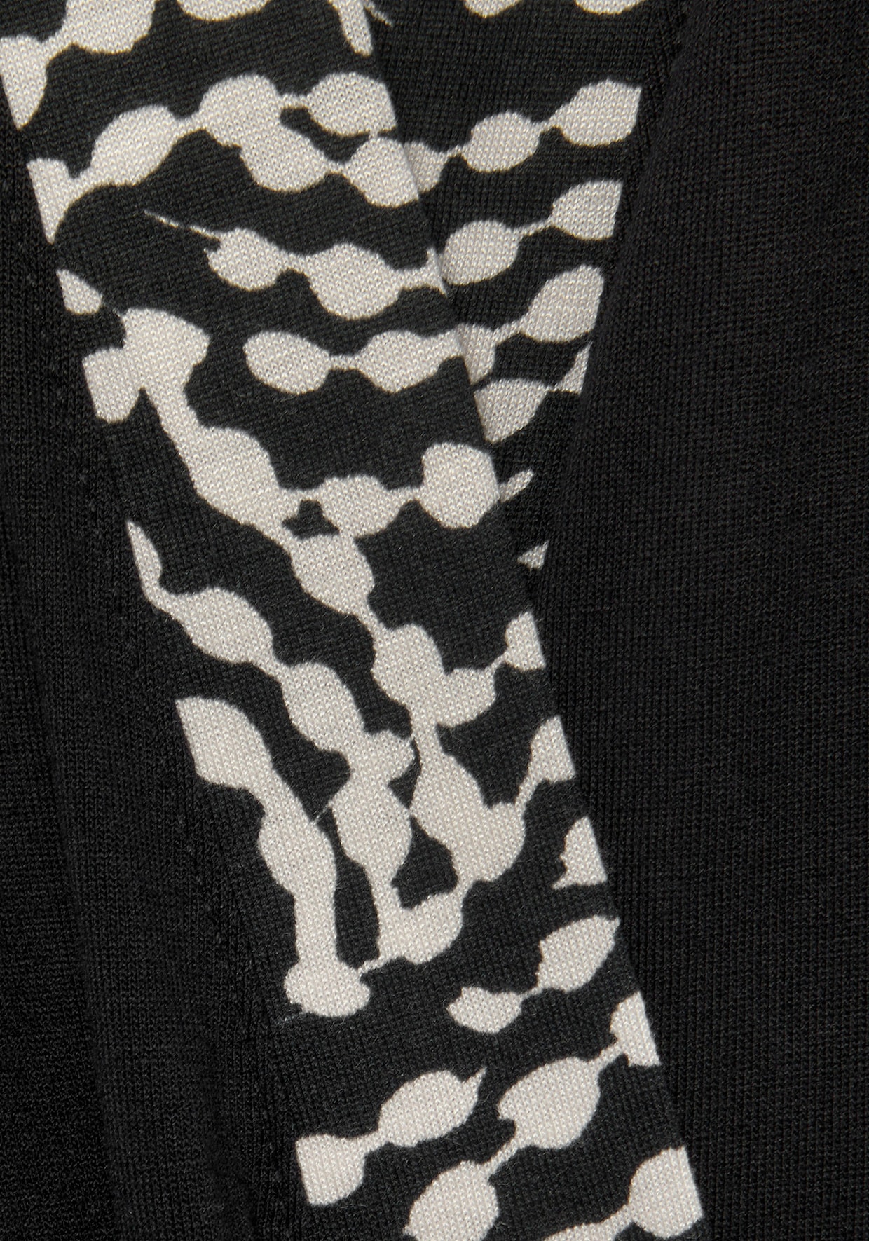 LASCANA Kimono - zwart/wit gestippeld