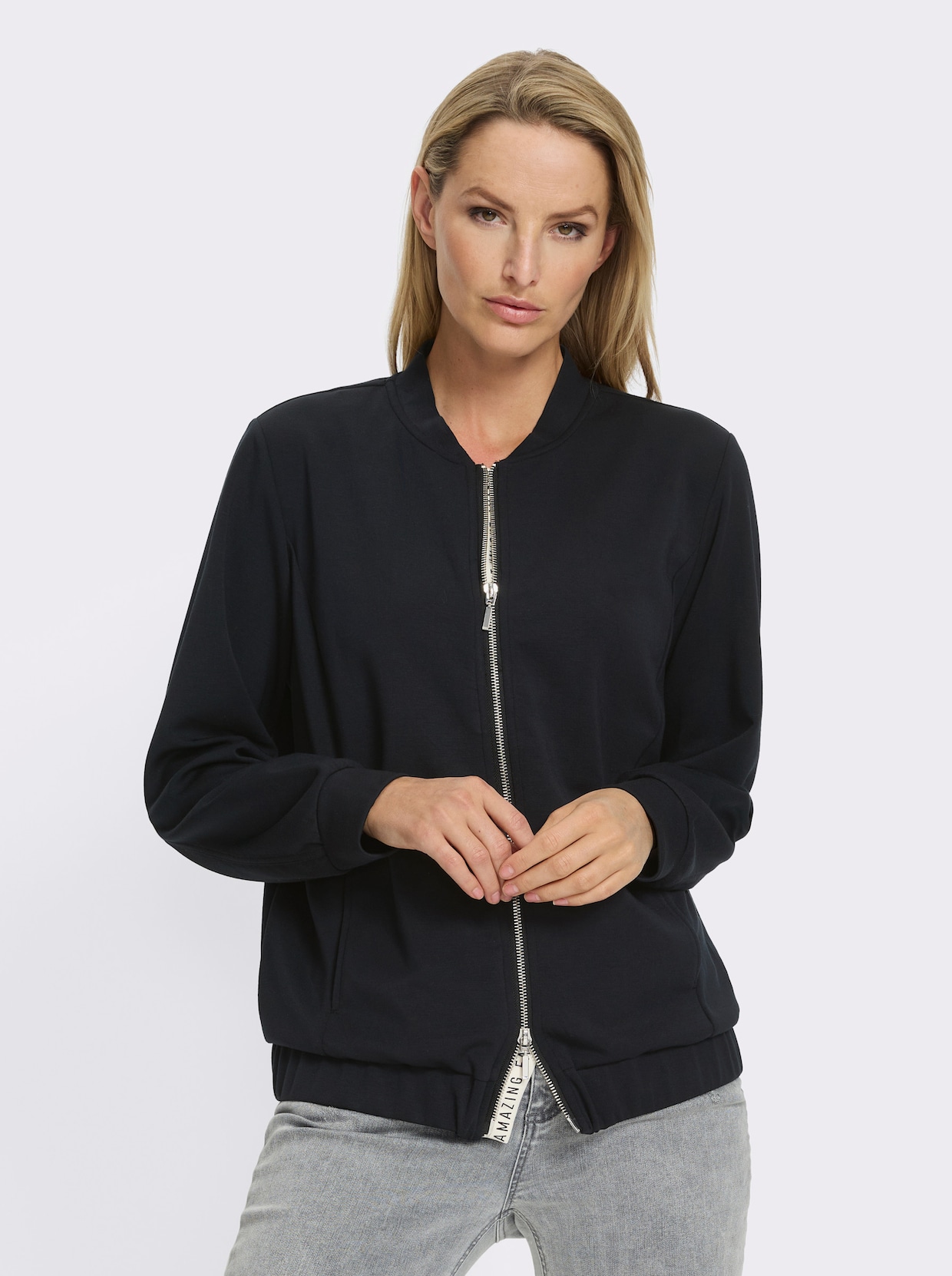 heine Shirtjacke - schwarz