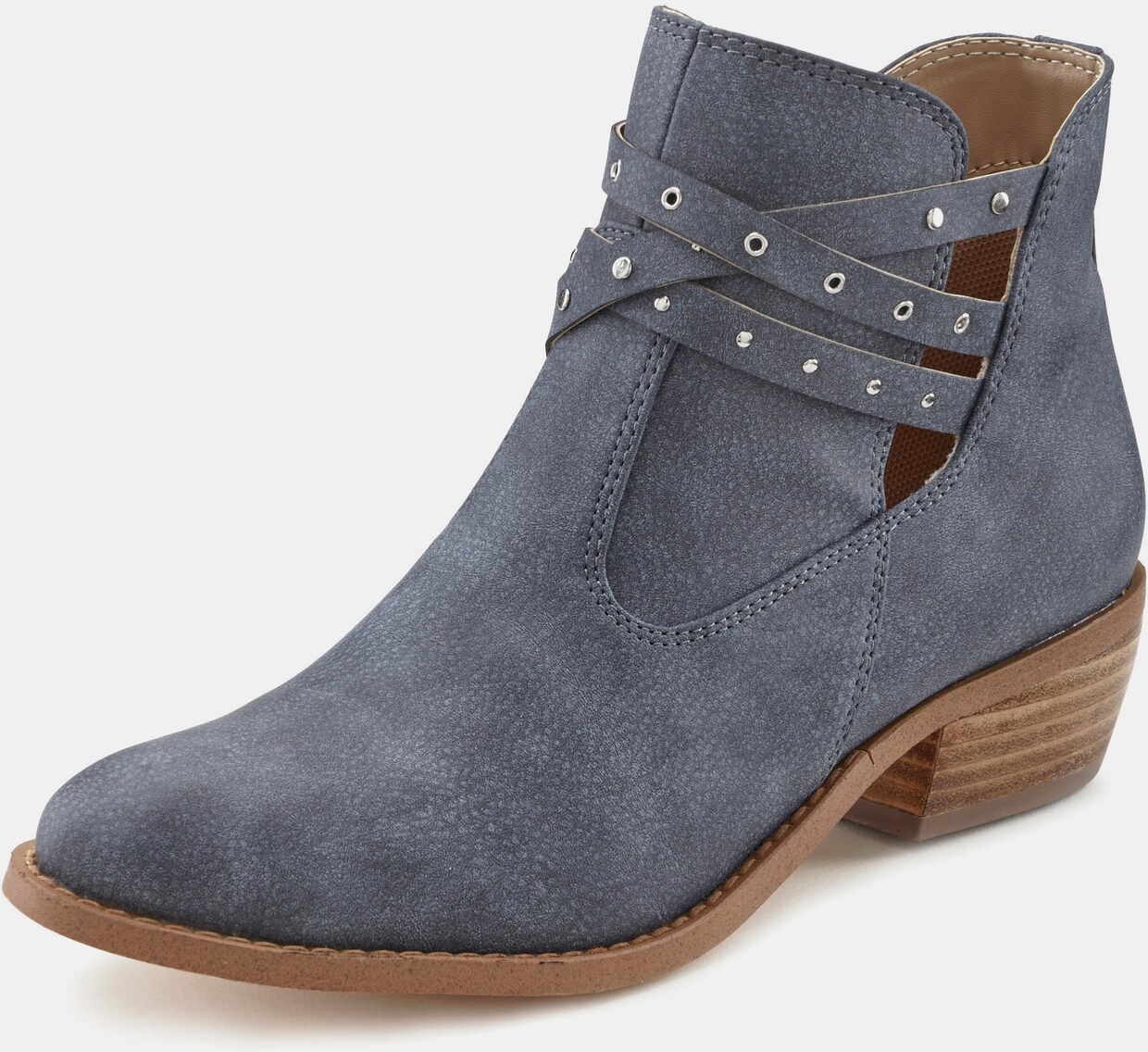 LASCANA Stiefelette - blau