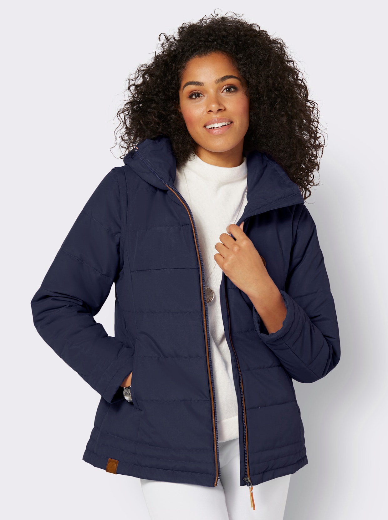 2-in-1-Jacke - marine