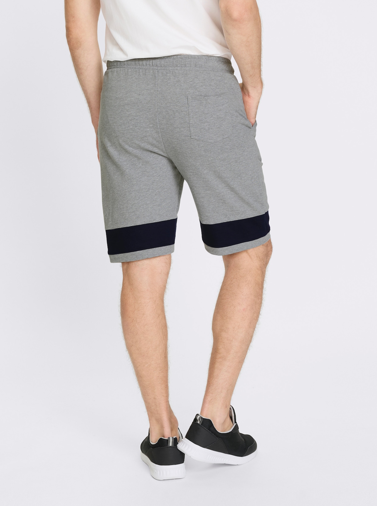 Catamaran Sports Freizeithose mit weitenregulierbarem Bund - grau-meliert