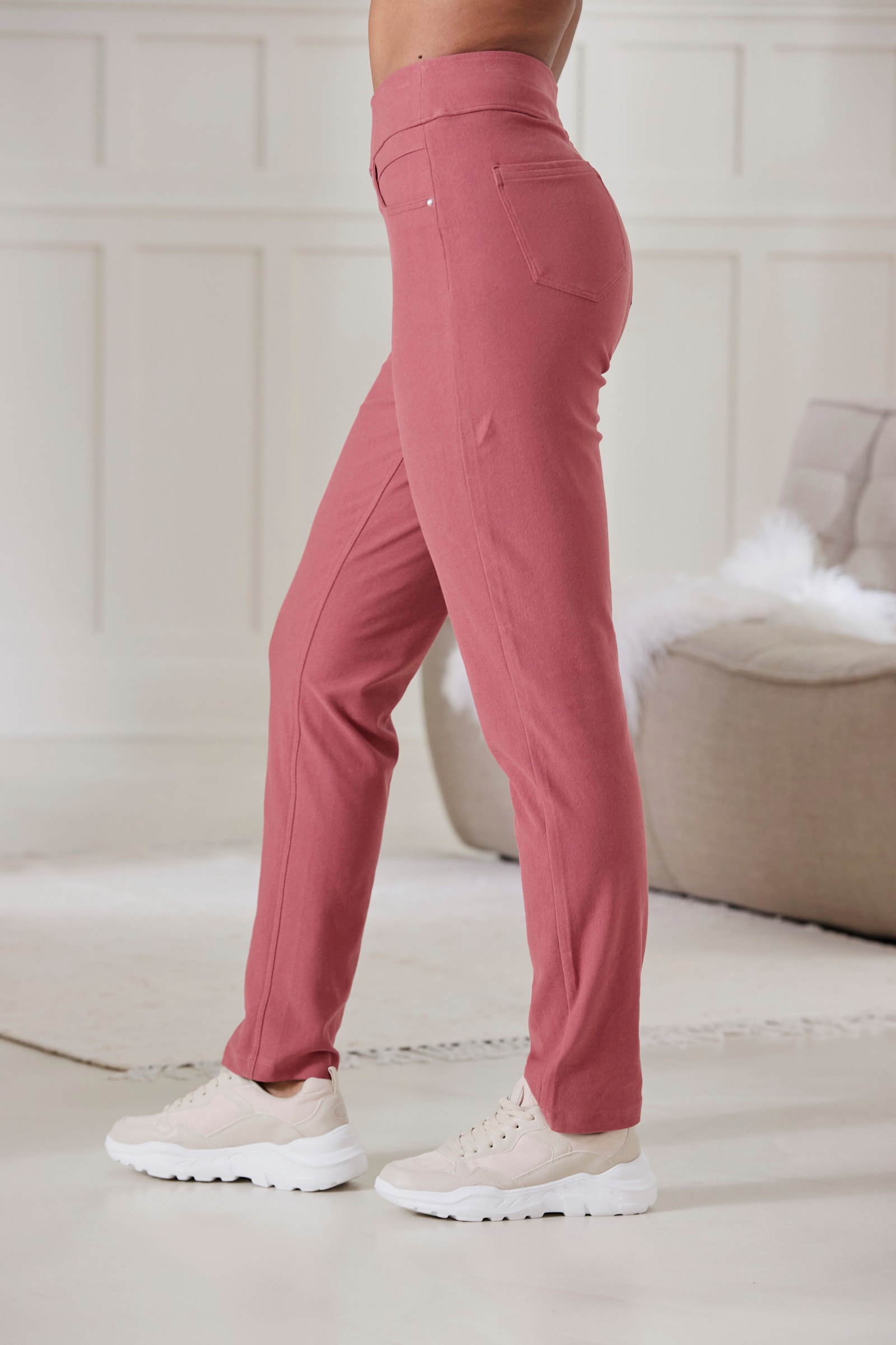 H.I.S Comfortbroek - rozenhout