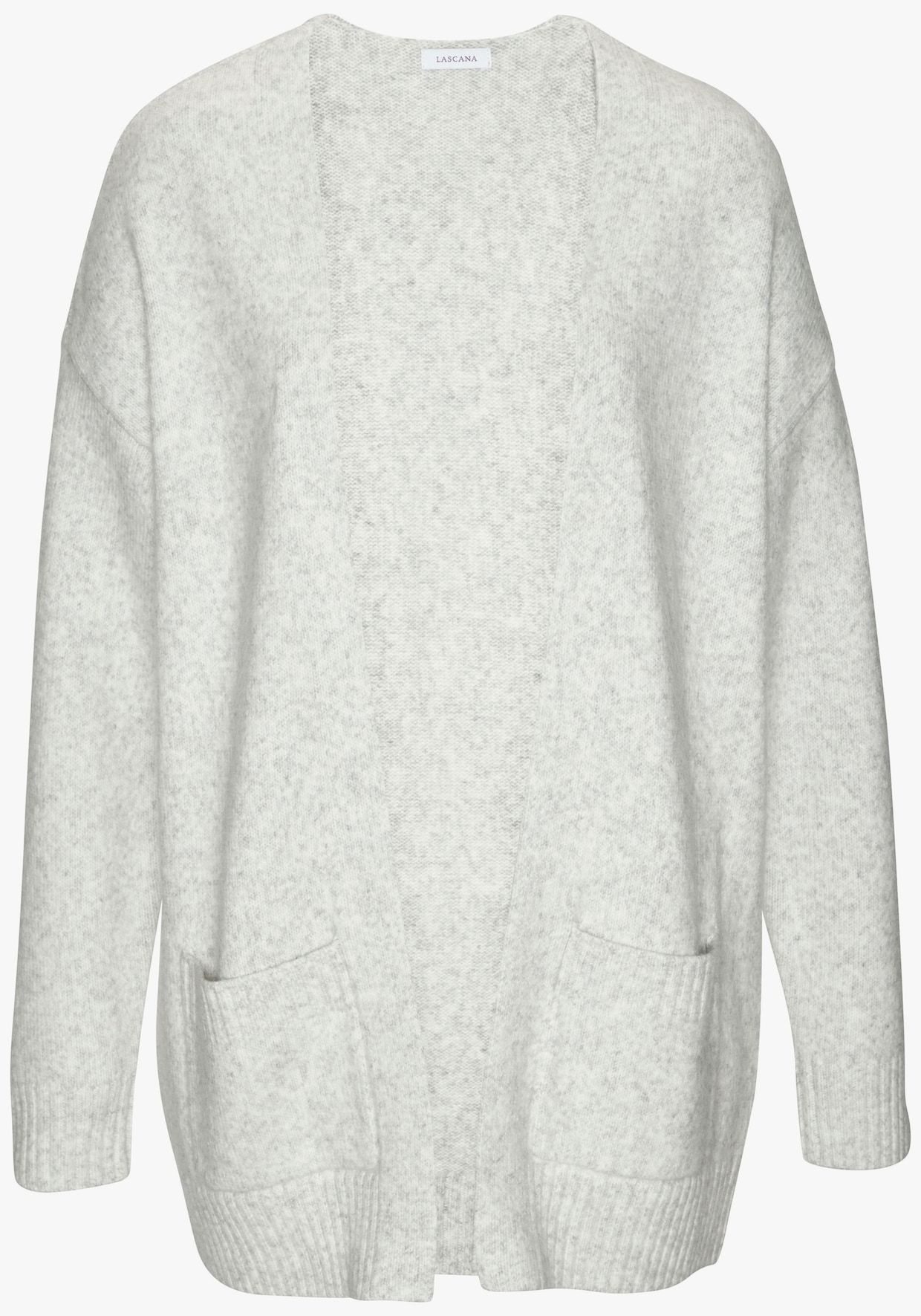 Vivance Strickjacke - hellgrau meliert