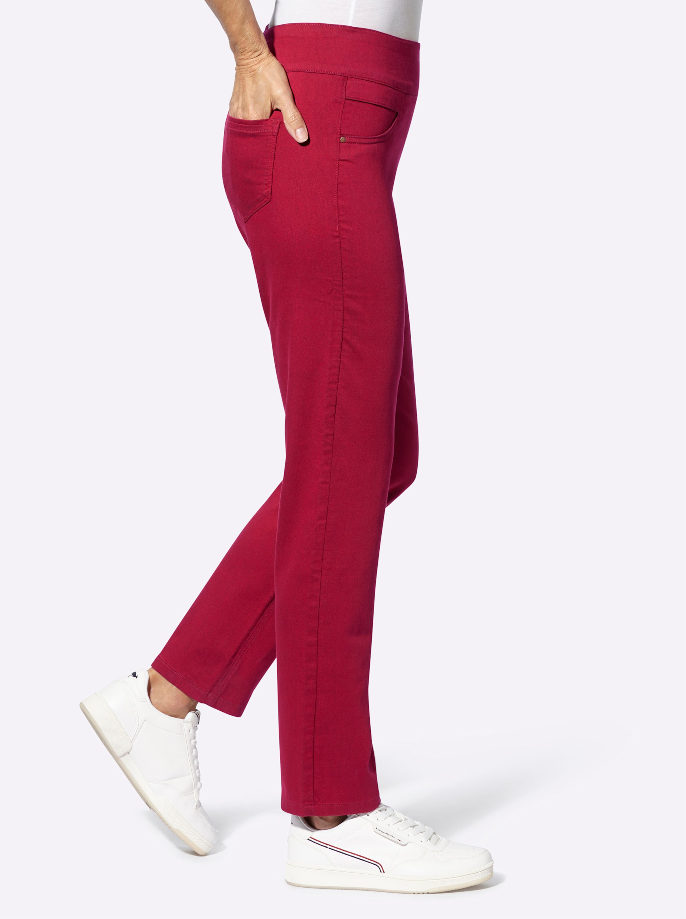 Sheego Damen Rot Schlupfhose - Bild 4