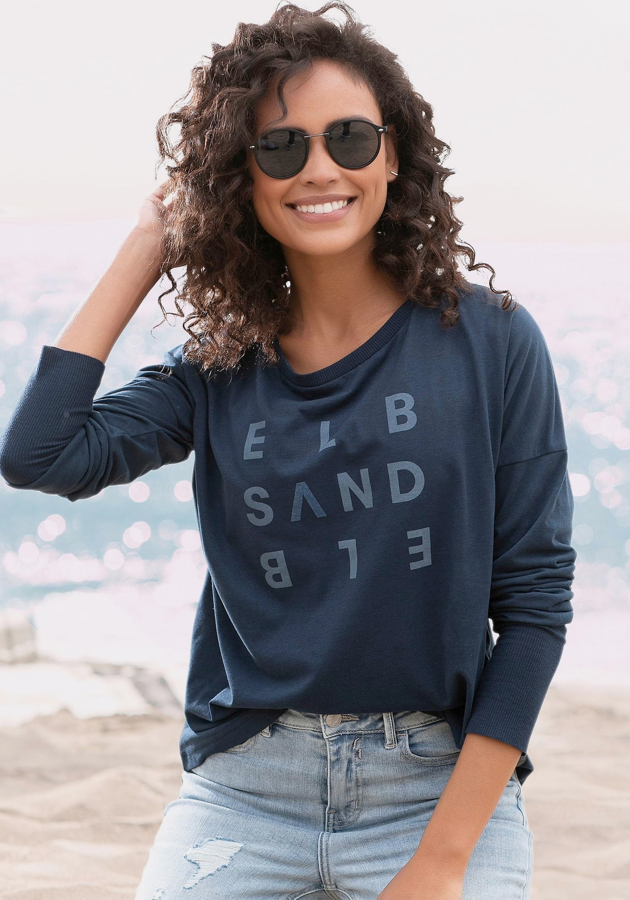 Elbsand Longsleeve - marine