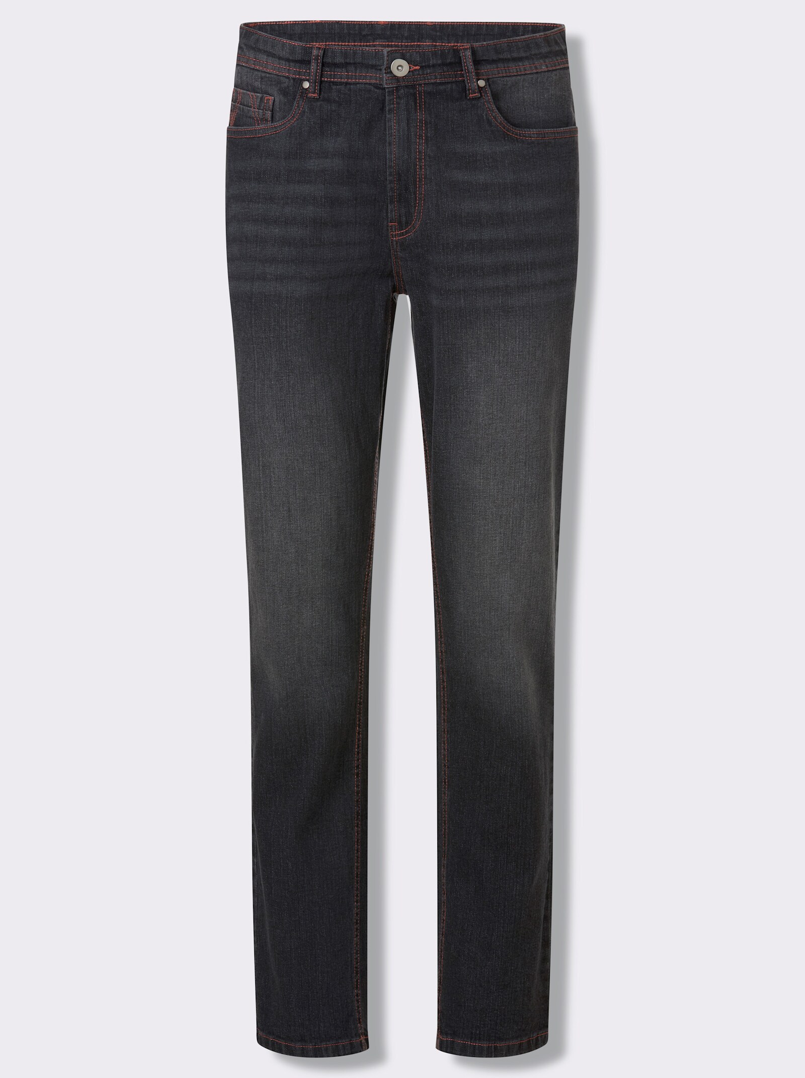 Marco Donati 5-Pocket-Jeans mit Used-Effekt - black denim