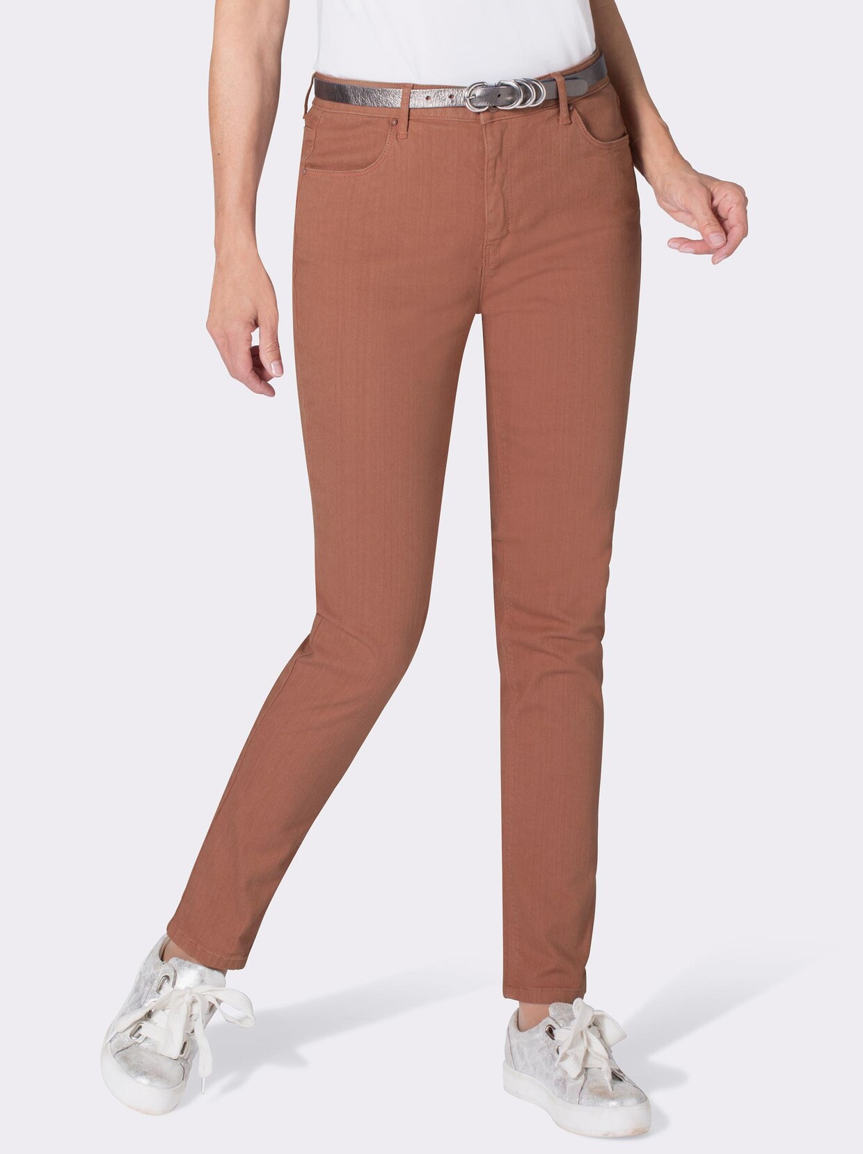 Stretch jeans - roest