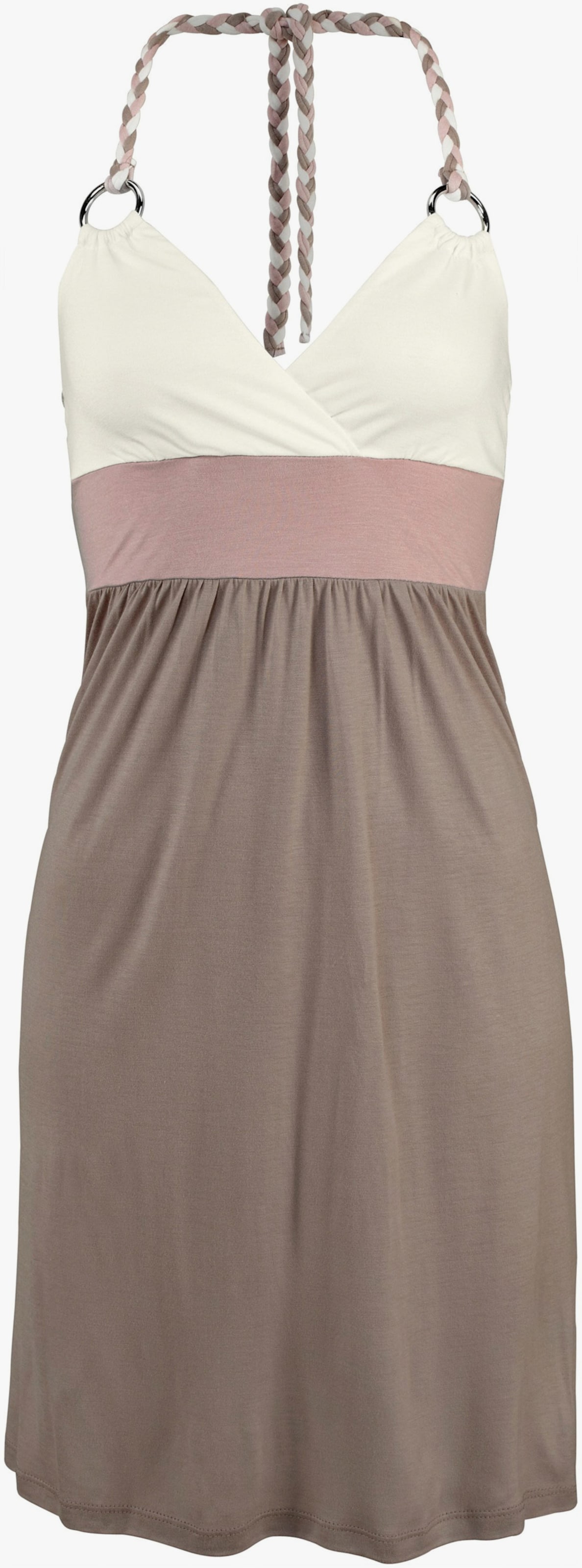 Beachtime Strandkleid - creme-taupe-rose