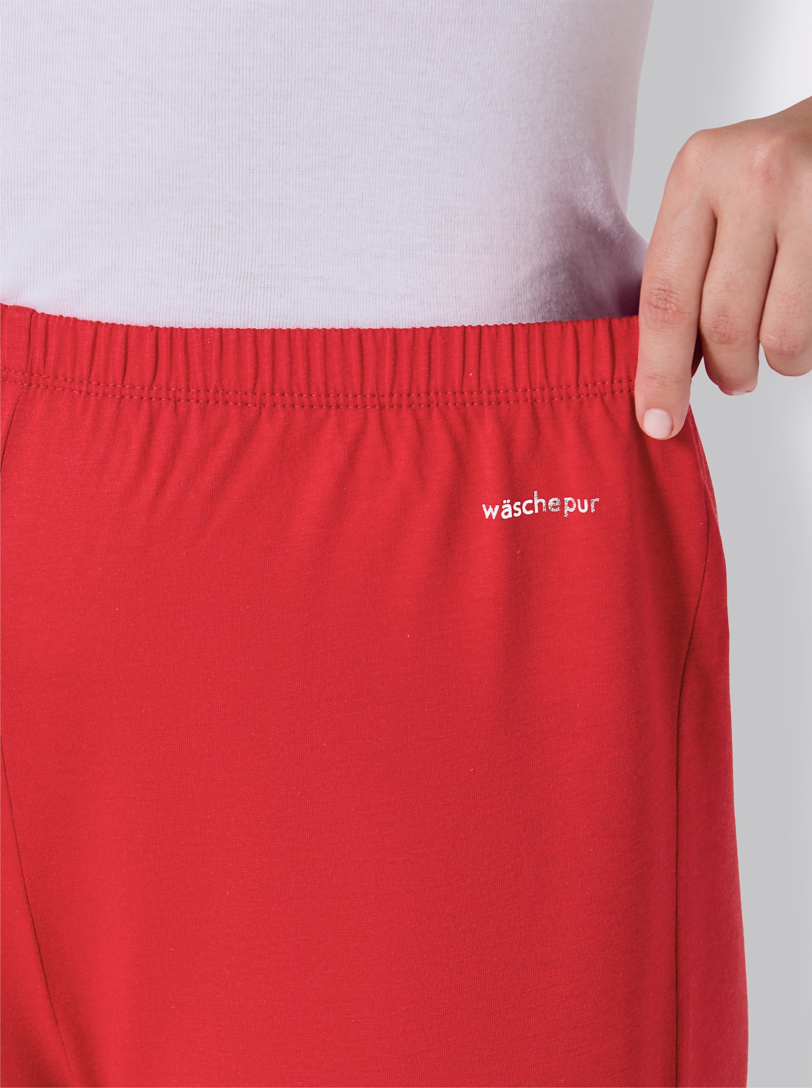 wäschepur 7/8-Hose in weiter Form - rot
