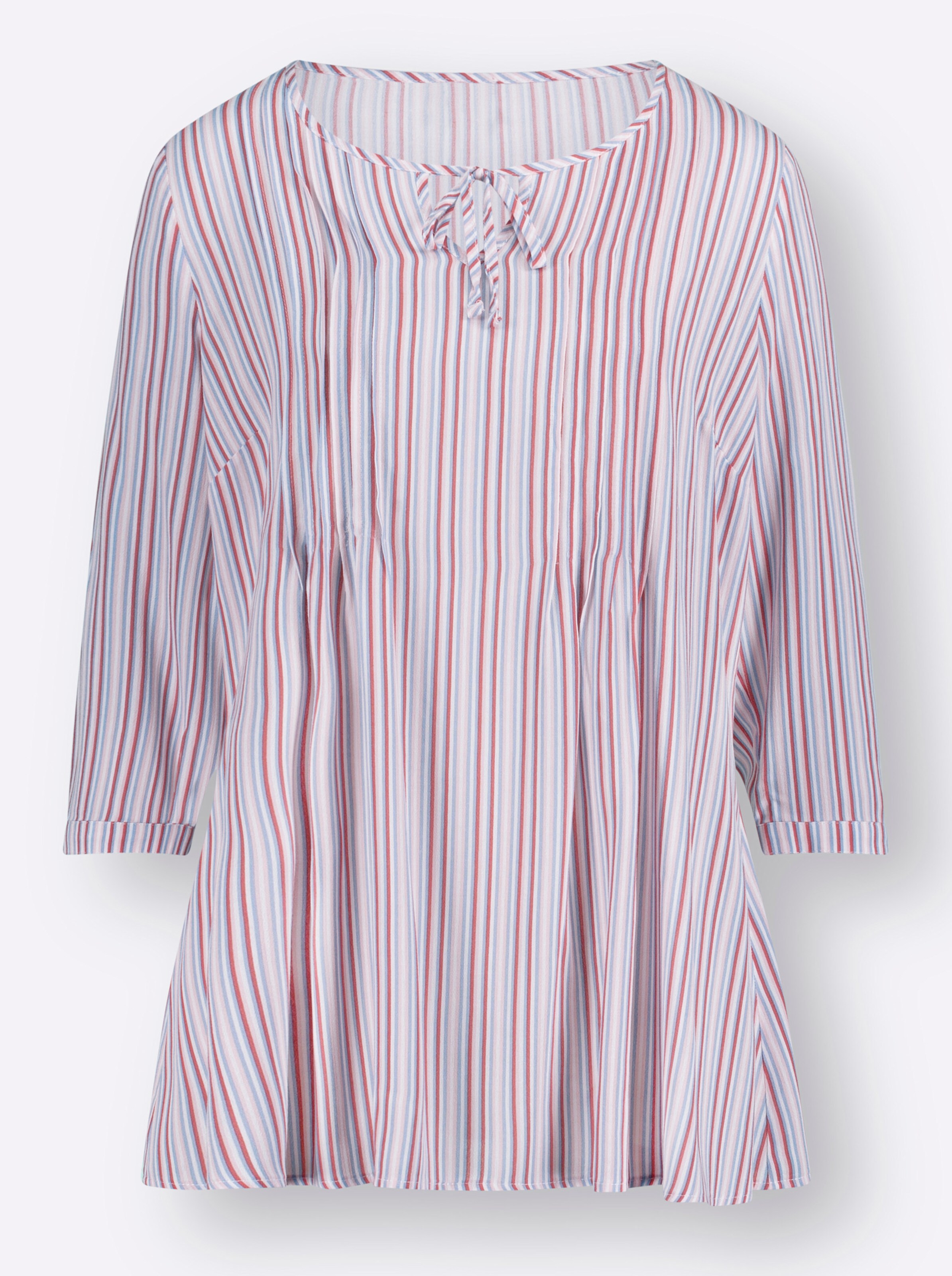 Witt Weiden Damen Crinklebluse bleu bedruckt  - Onlineshop Witt Weiden