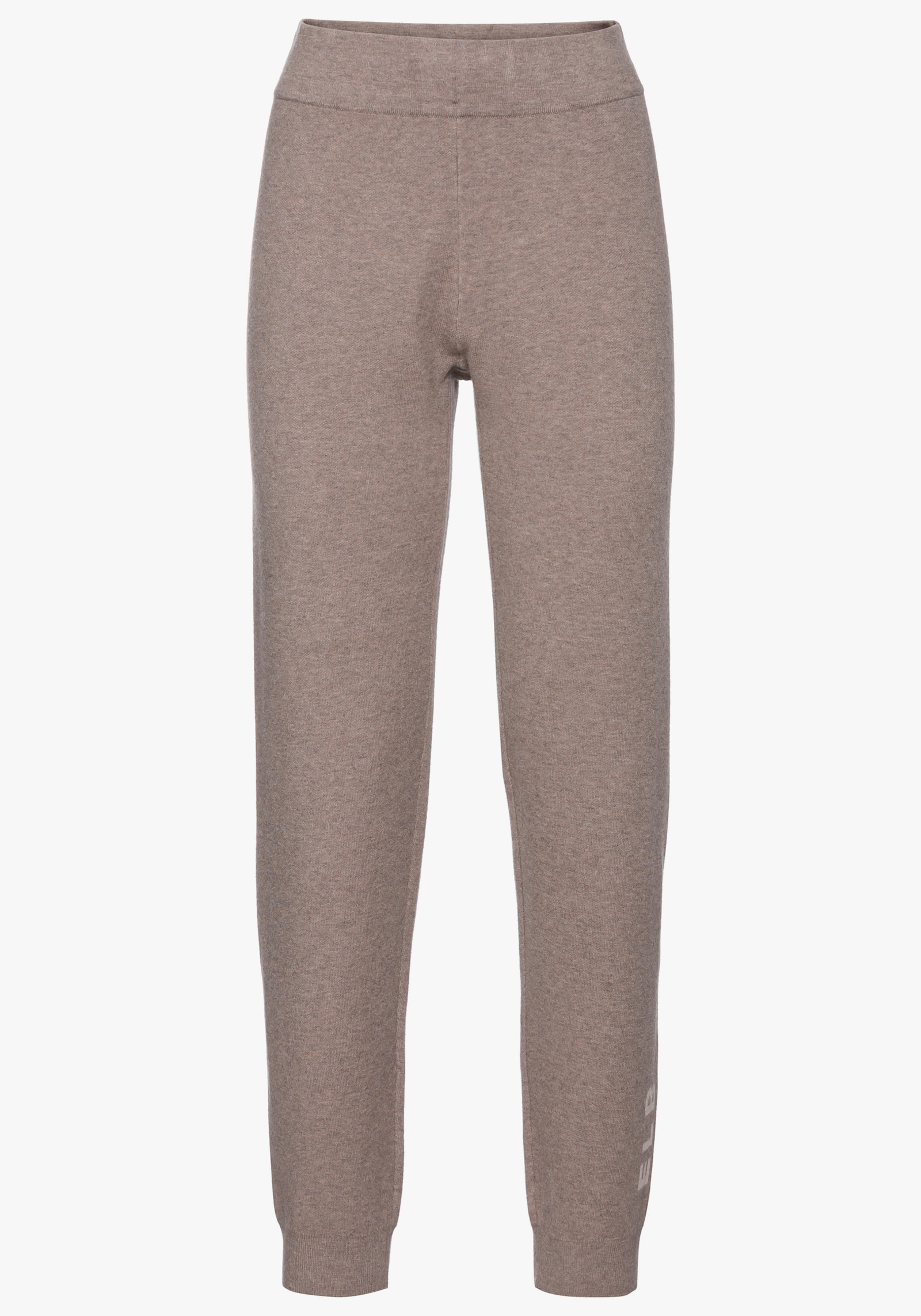 Elbsand Broek van tricot - taupe