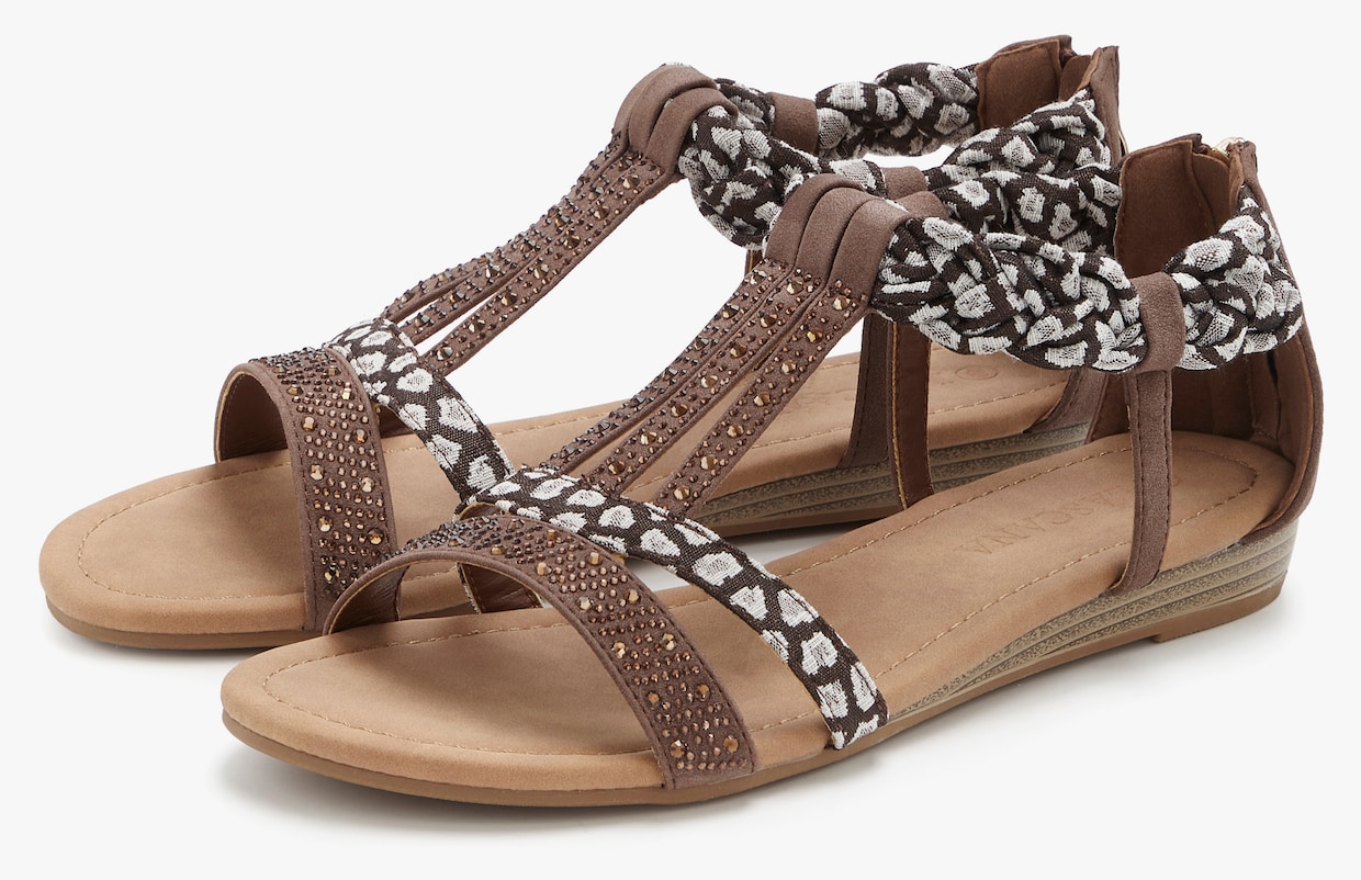 LASCANA Sandale - braun