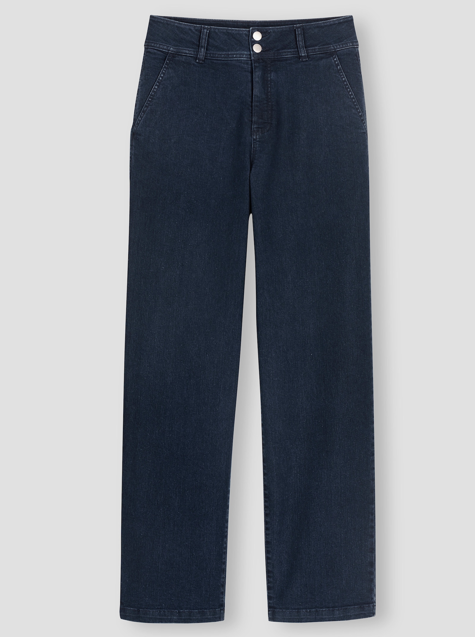 Jeans met wijde pijpen - dark-blue