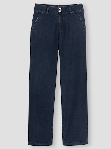 Jeans mit weitem Bein - dark blue