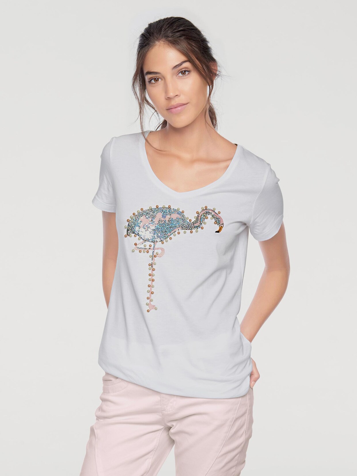 Linea Tesini T-Shirt - weiß