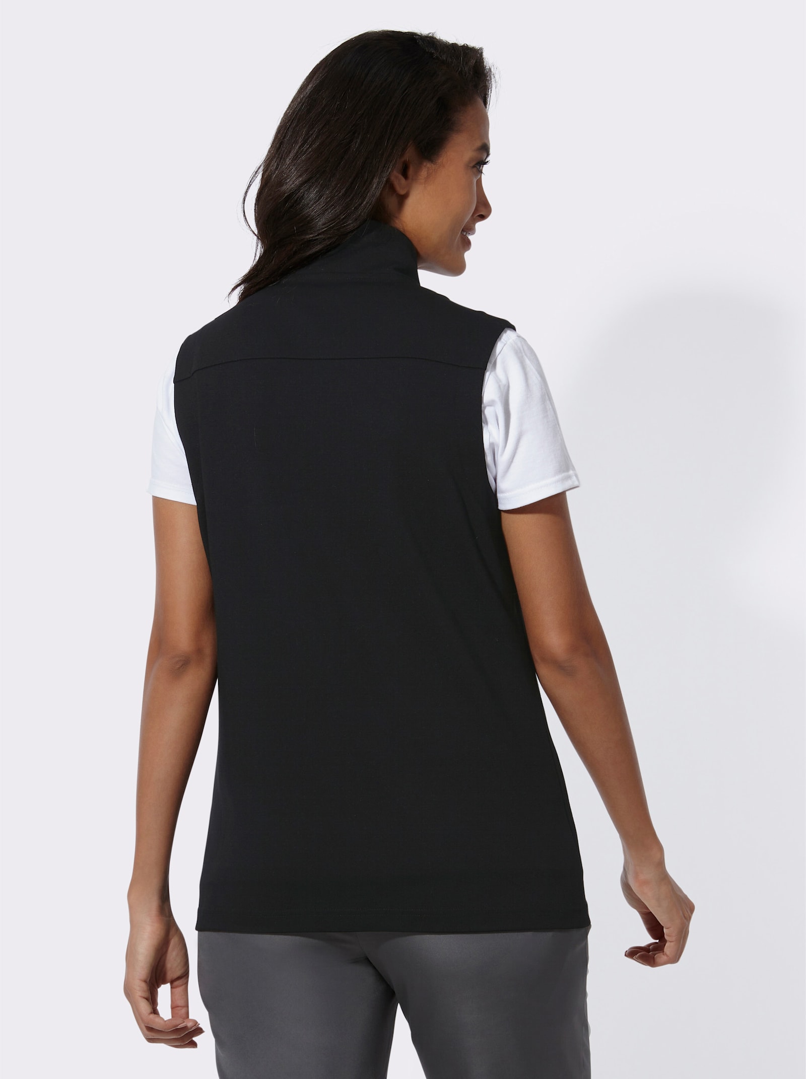 Catamaran Sports Functioneel gilet van vormvast interlock - zwart