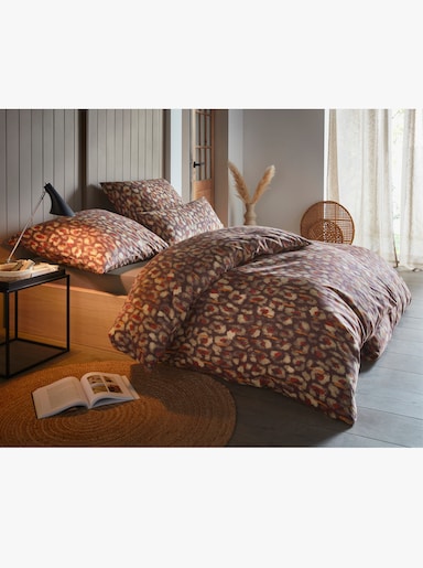 heine home Bedtextiel - choco gedessineerd