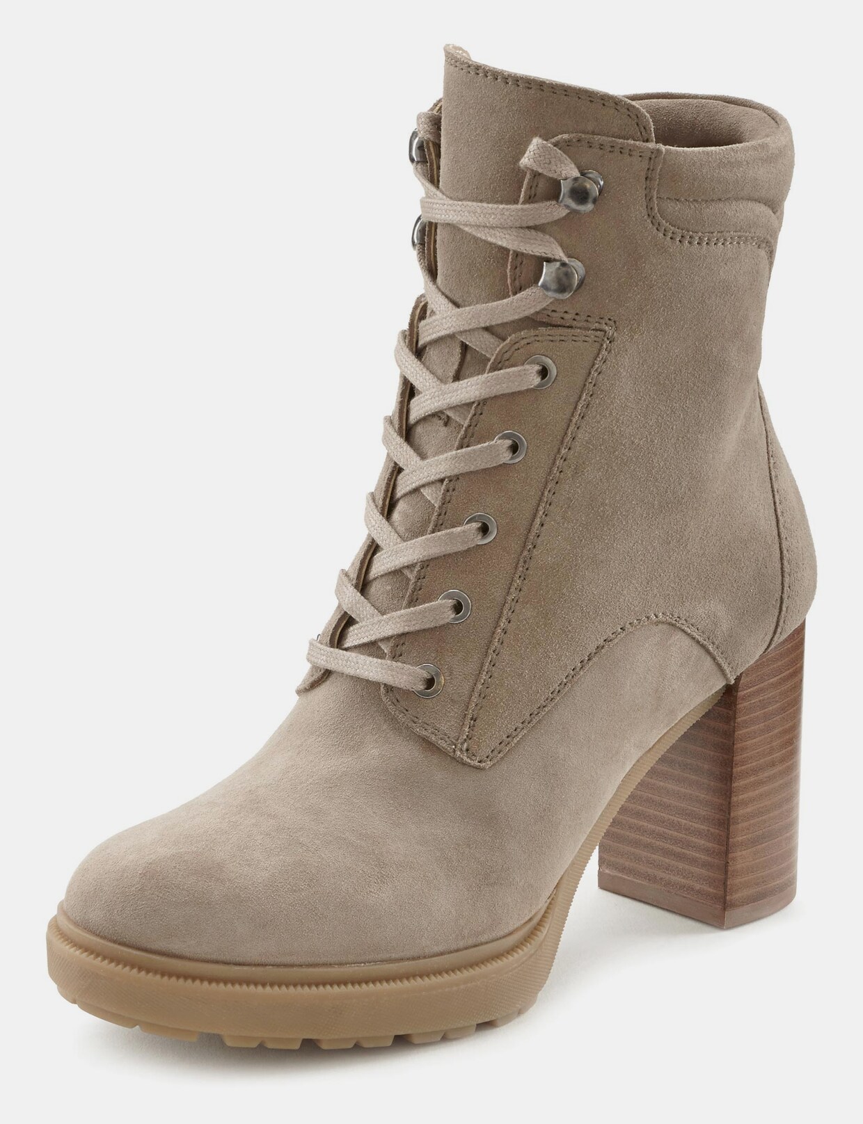 LASCANA Stiefelette - taupe