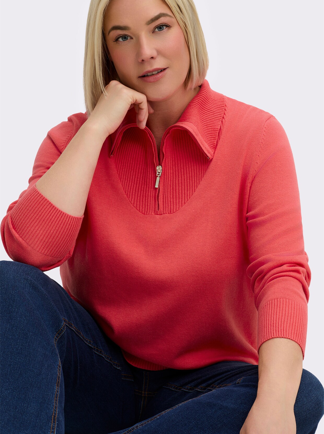 Troyer aus reiner Baumwolle - hummer