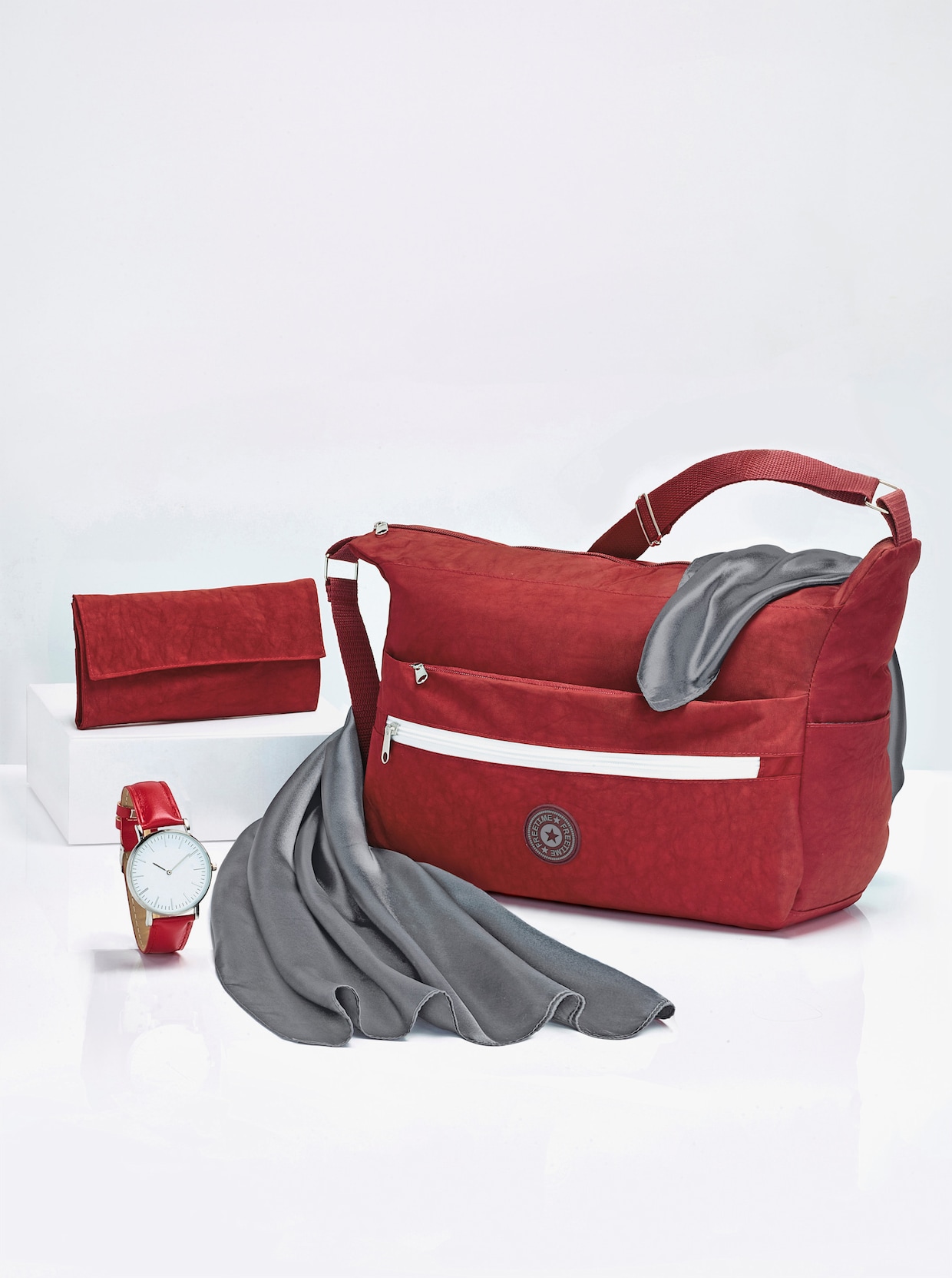 4tlg. Accessoires-Set - rot