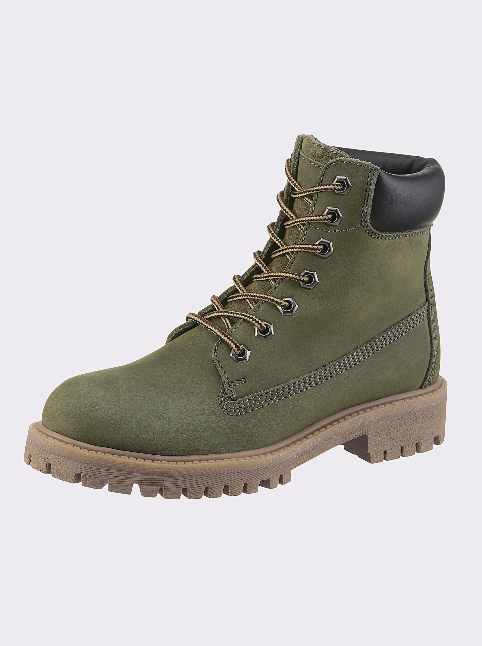 heine Schnürstiefelette - khaki