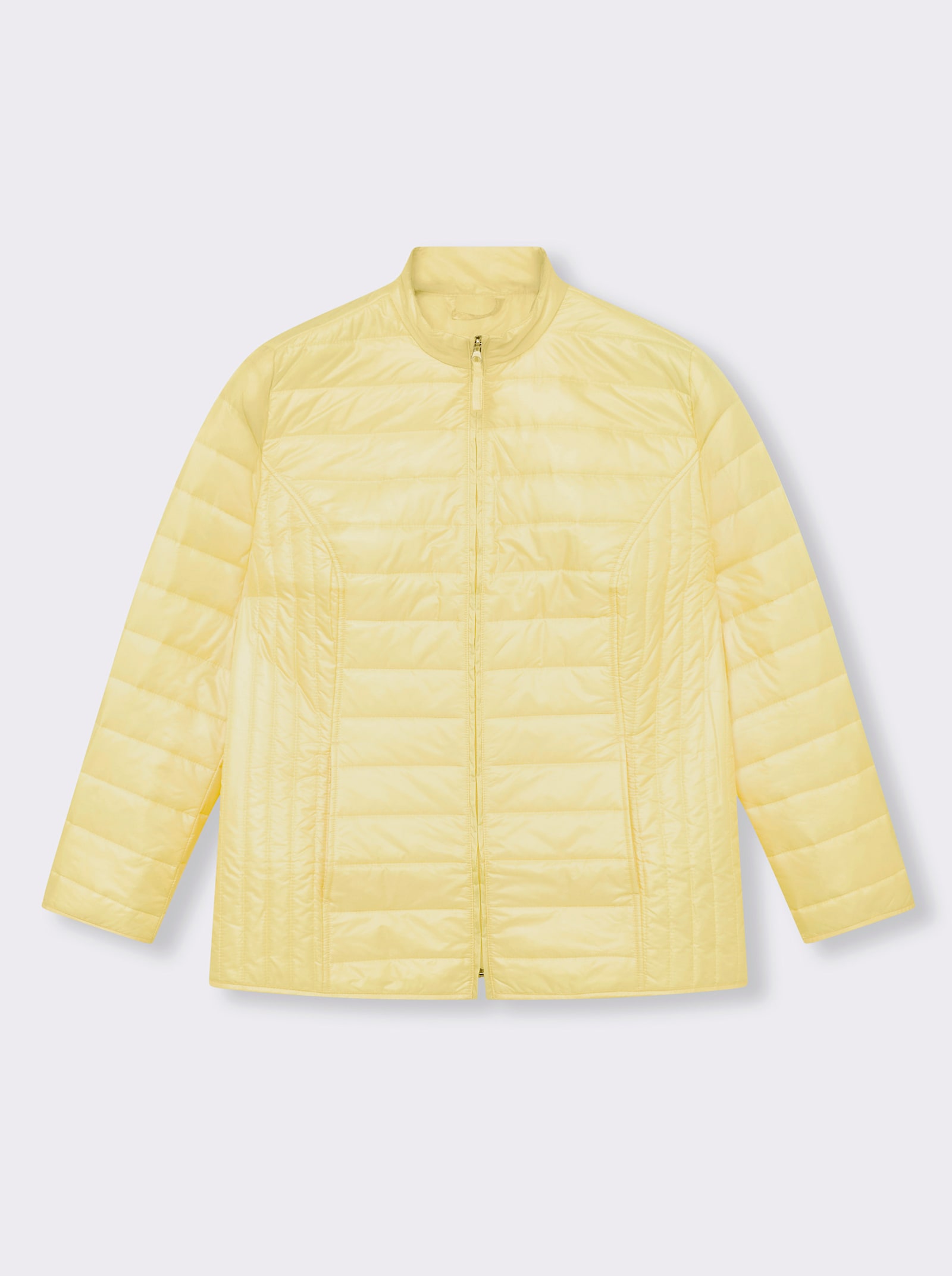 Steppjacke leicht wattiert - zitrone