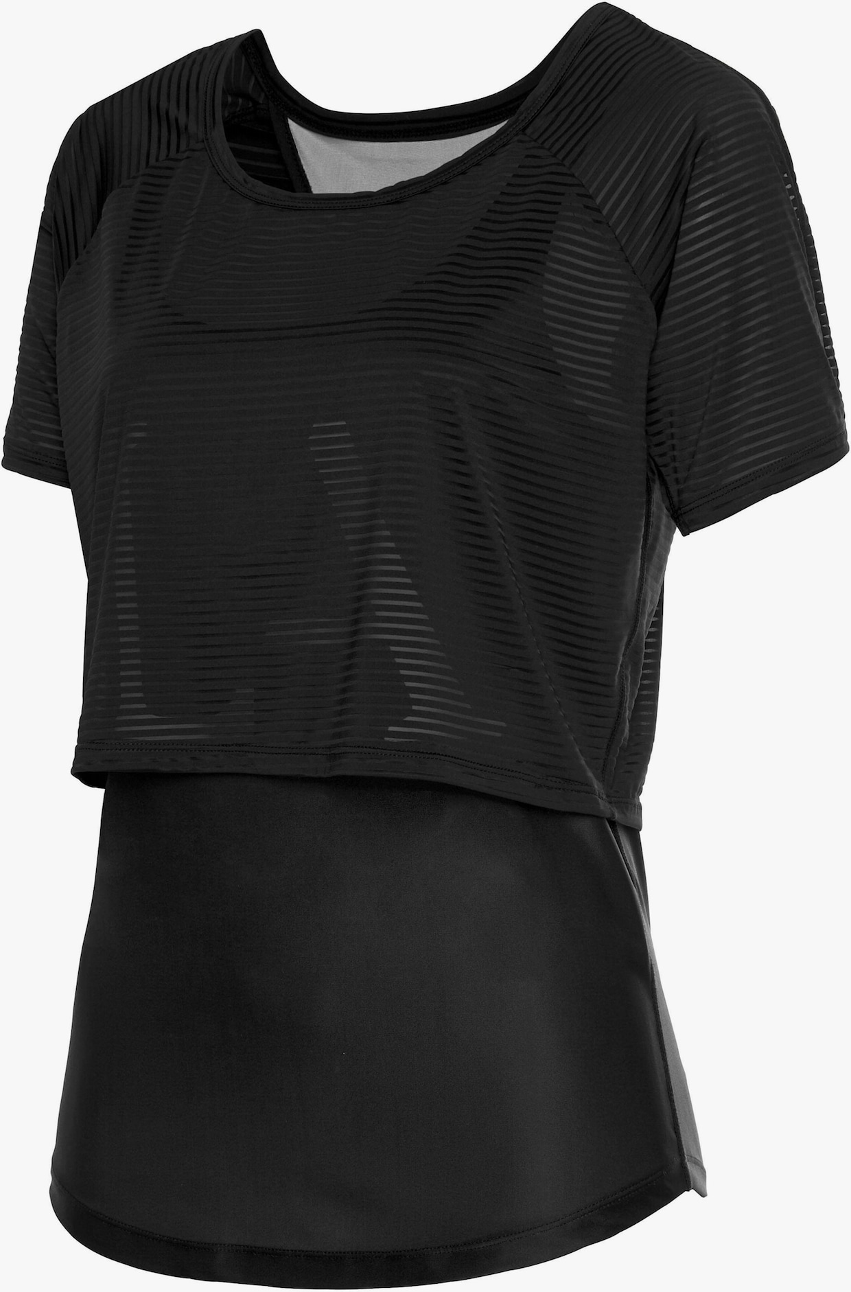 LASCANA ACTIVE Funktionsshirt - schwarz