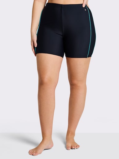sheego Badeshorts mit Shaping-Einsatz - tiefblau