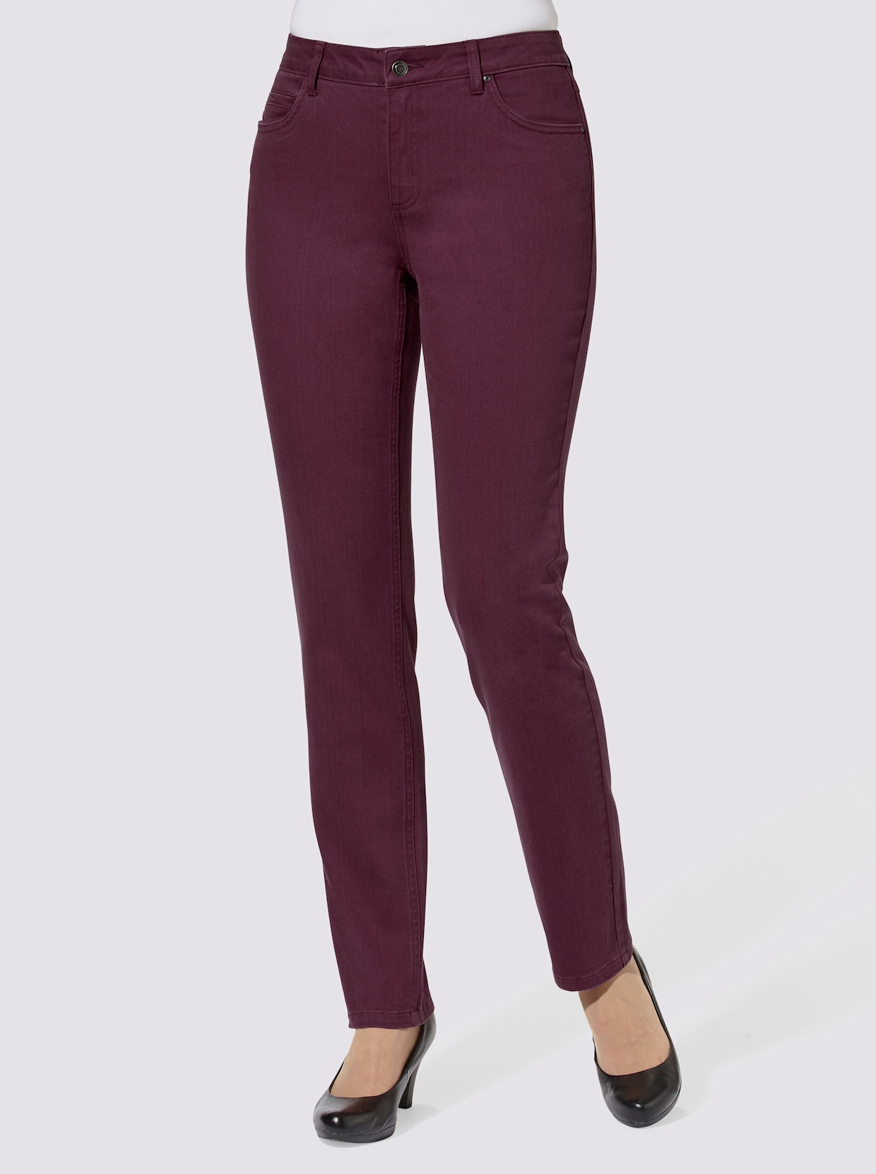 Jeans - burgund