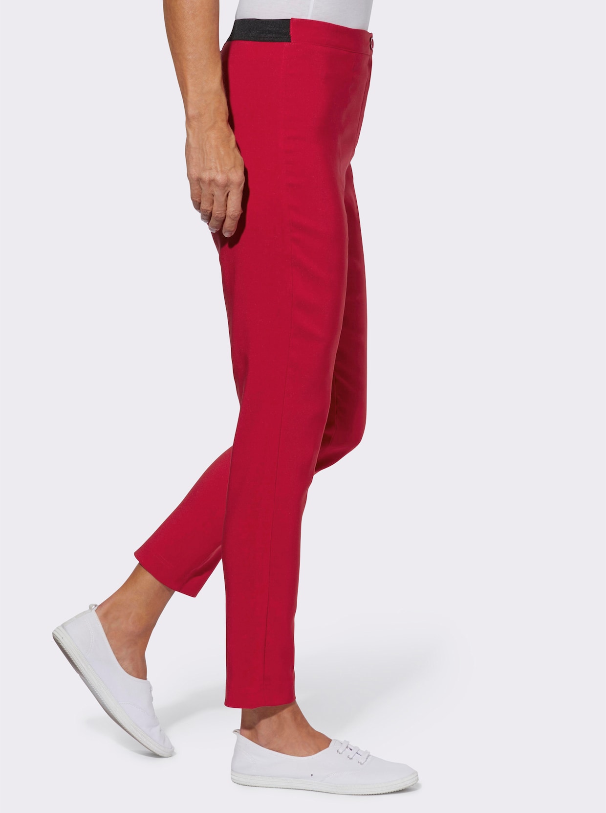 Bengalínové nohavice - červená