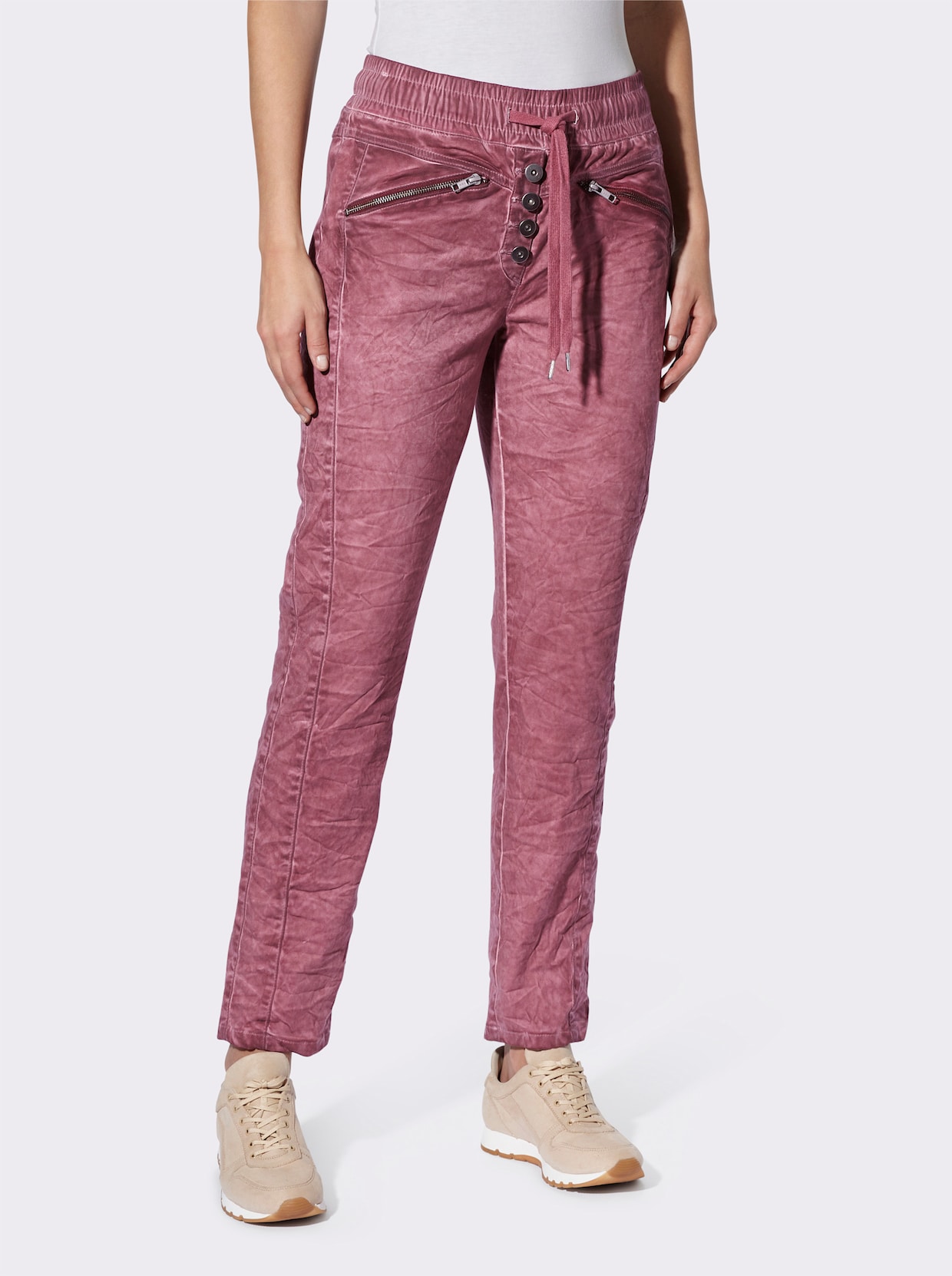 heine Comfortbroek - bordeaux