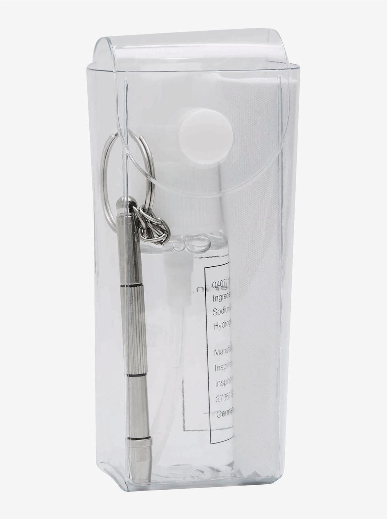 Brillen-Reinigungsset - weiß