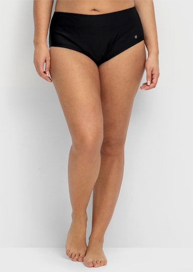 sheego Bikini-Hose - schwarz
