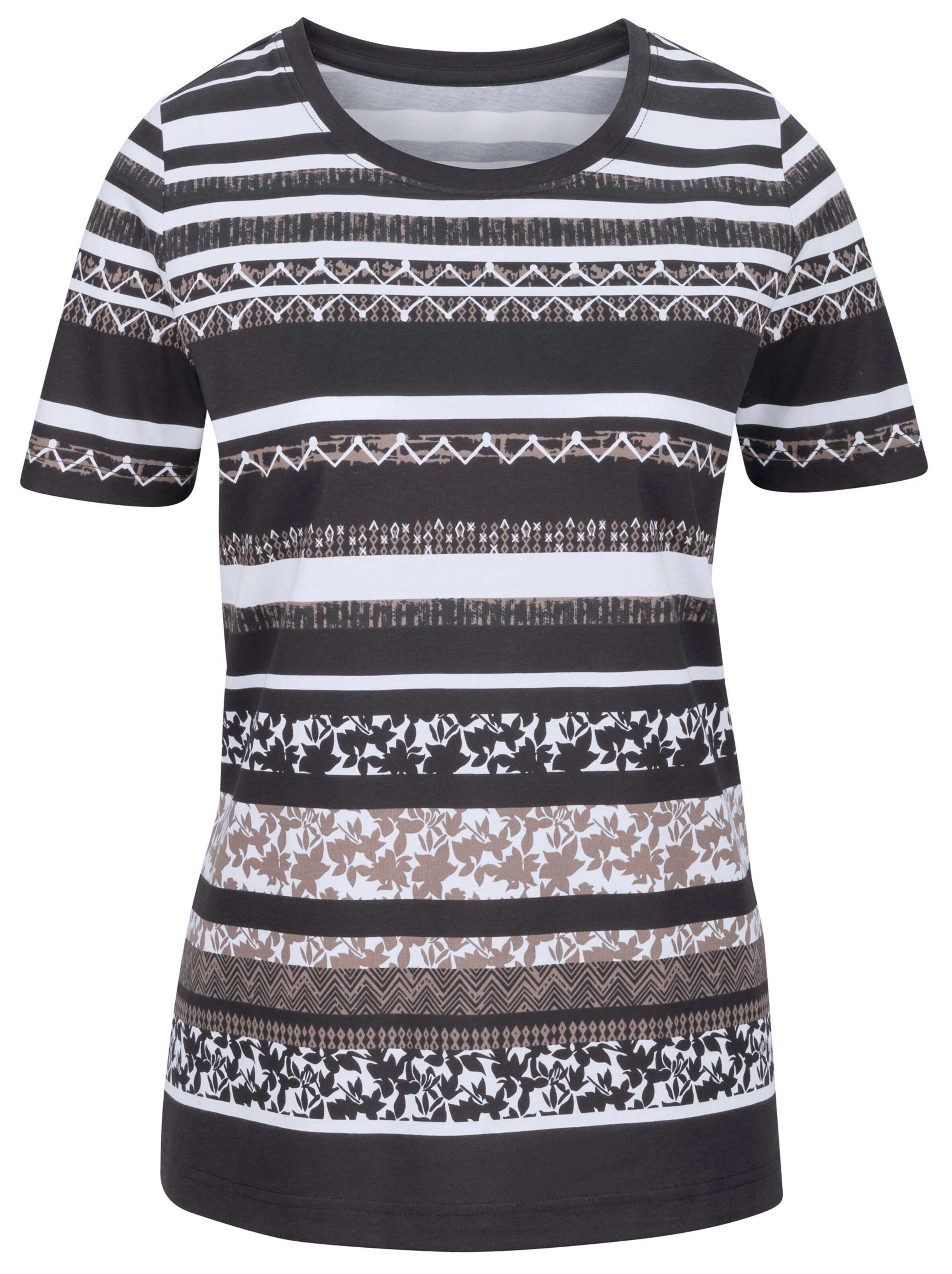 Shirt - schwarz-gemustert