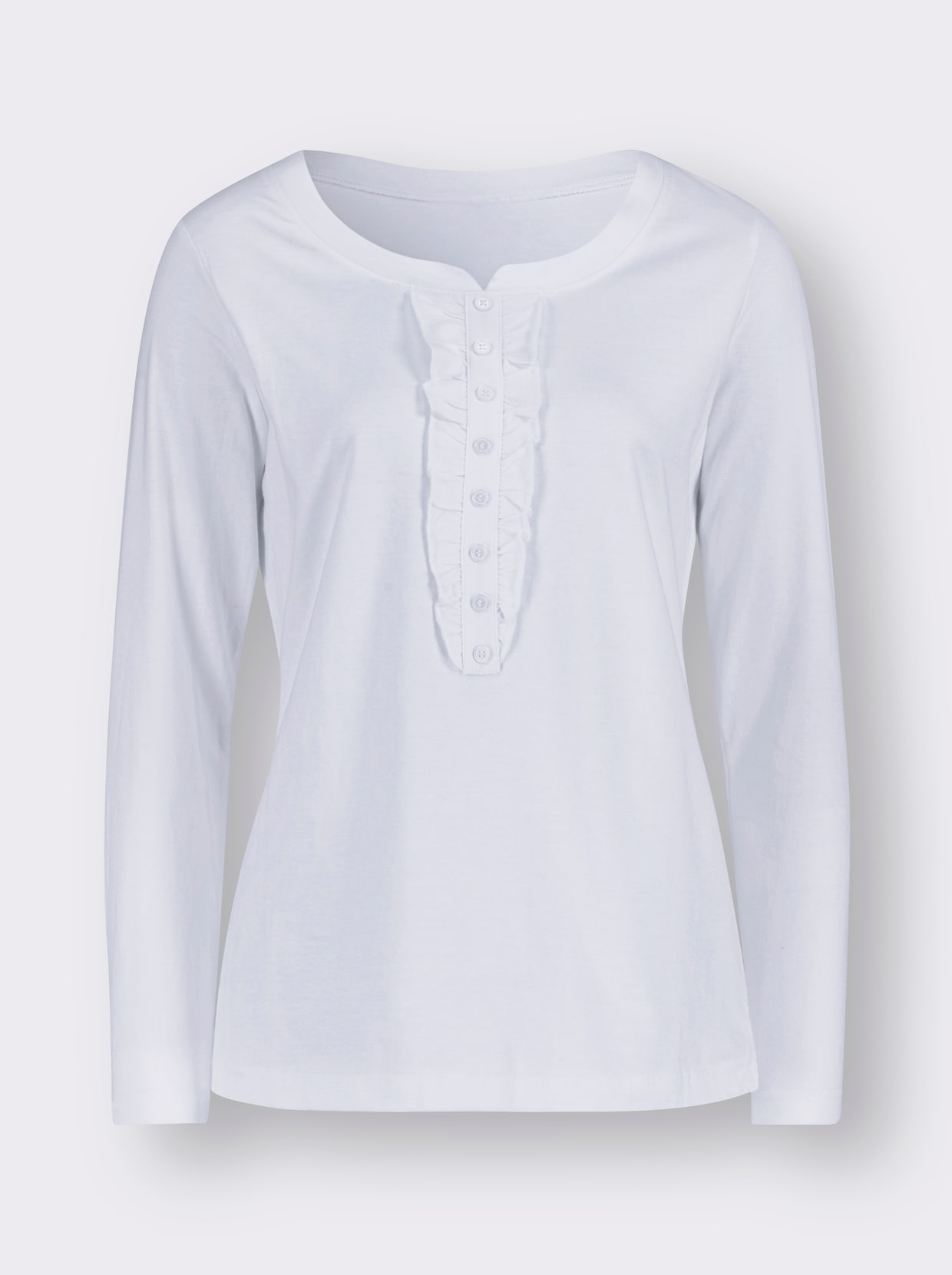 Shirt met lange mouwen - wit