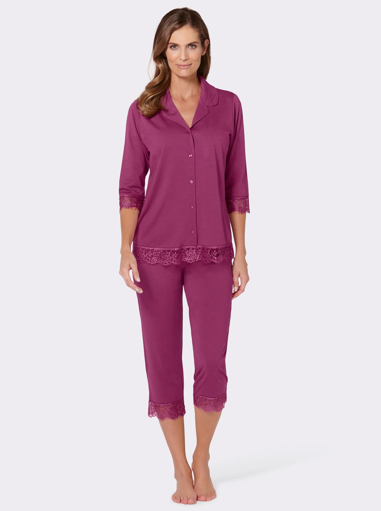 wäschepur Pyjama - fuchsia